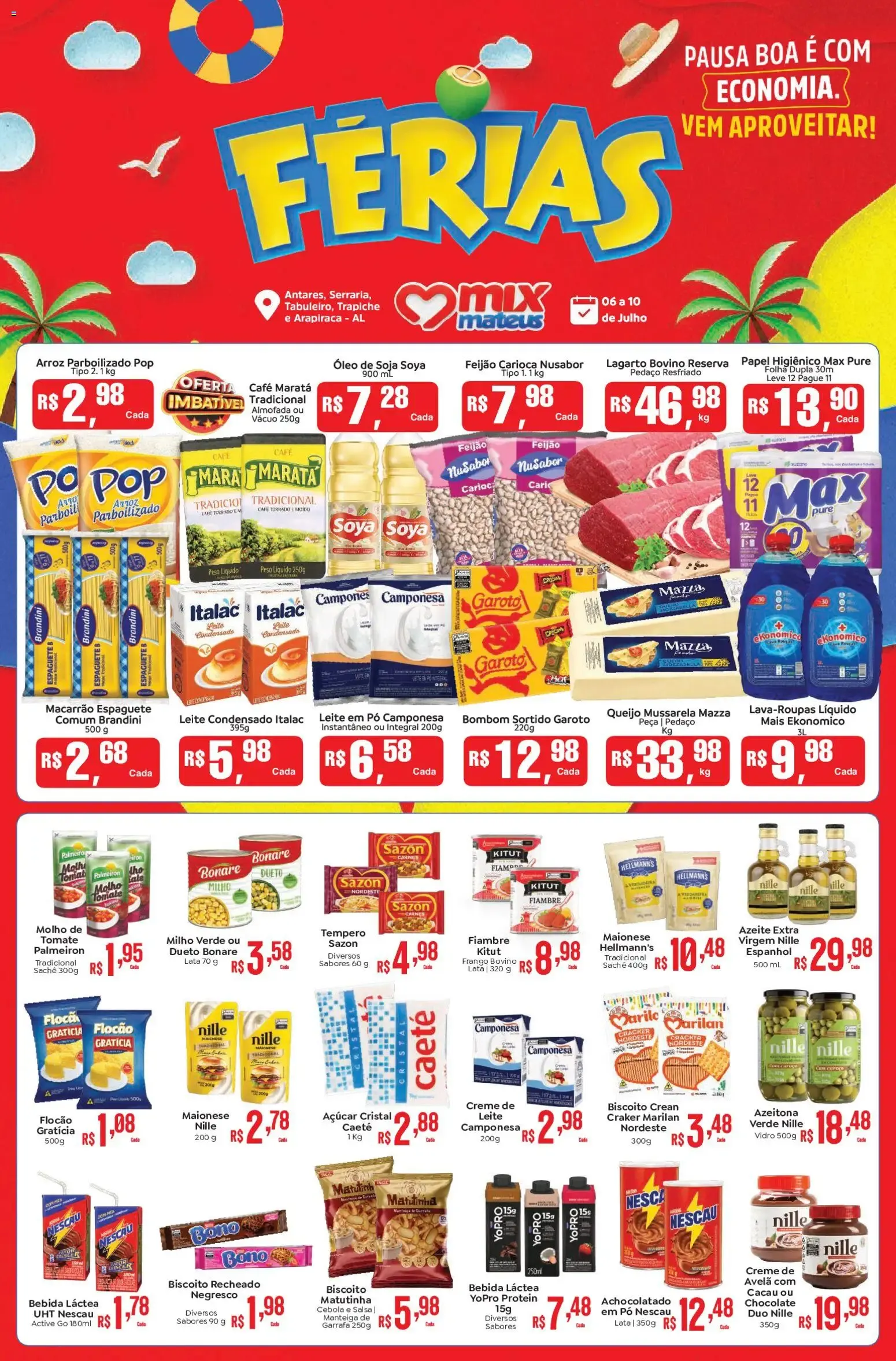 Encarte de Mix Mateus - Férias 6 de julho até 10 de julho 2026 - Pagina 1