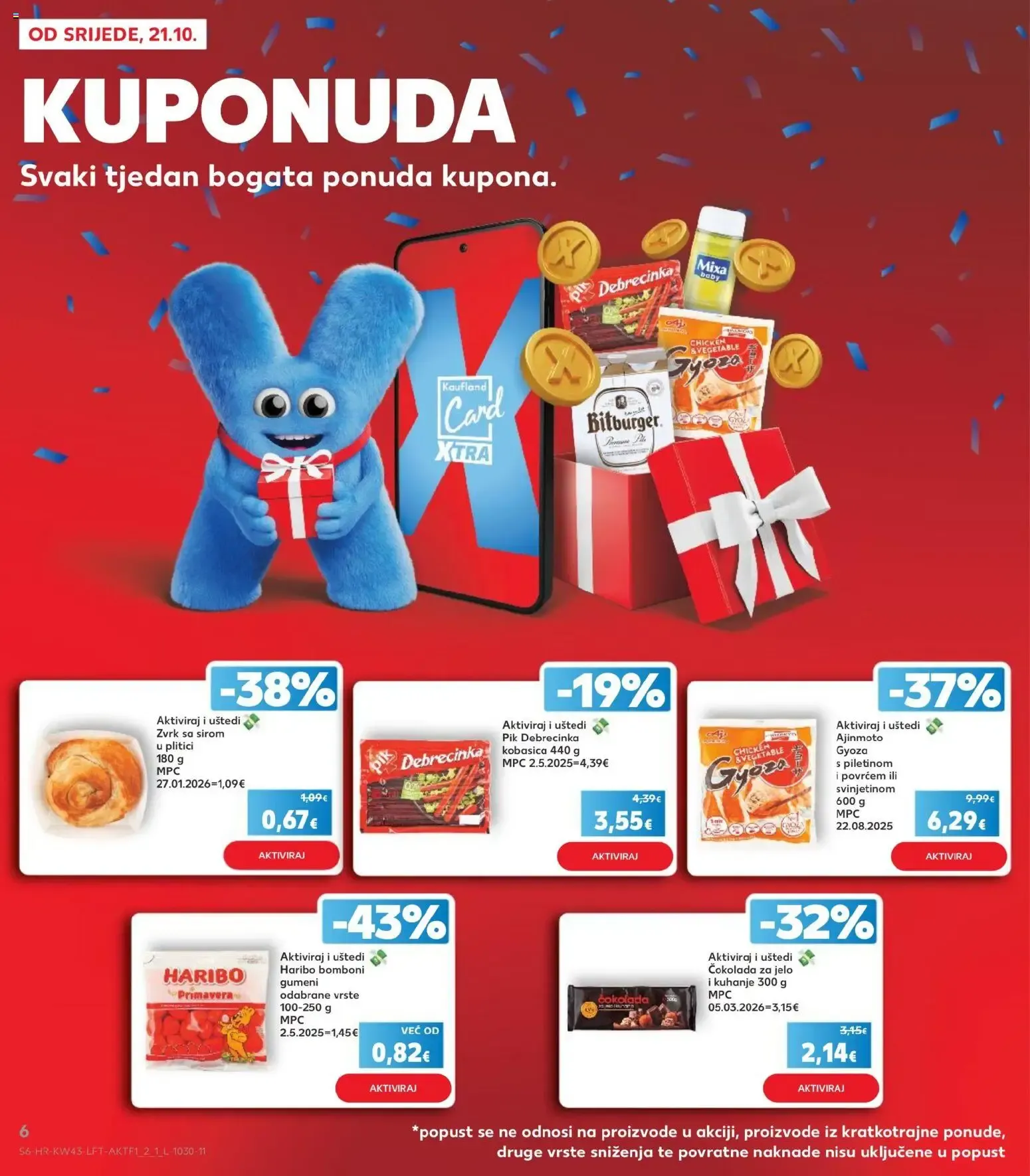 Katalog Kaufland Katalog novi od 21.10.2026 na listanje > letak digitalni od 21. listopada do 27. listopada 2026. - Pregled Stranica 6