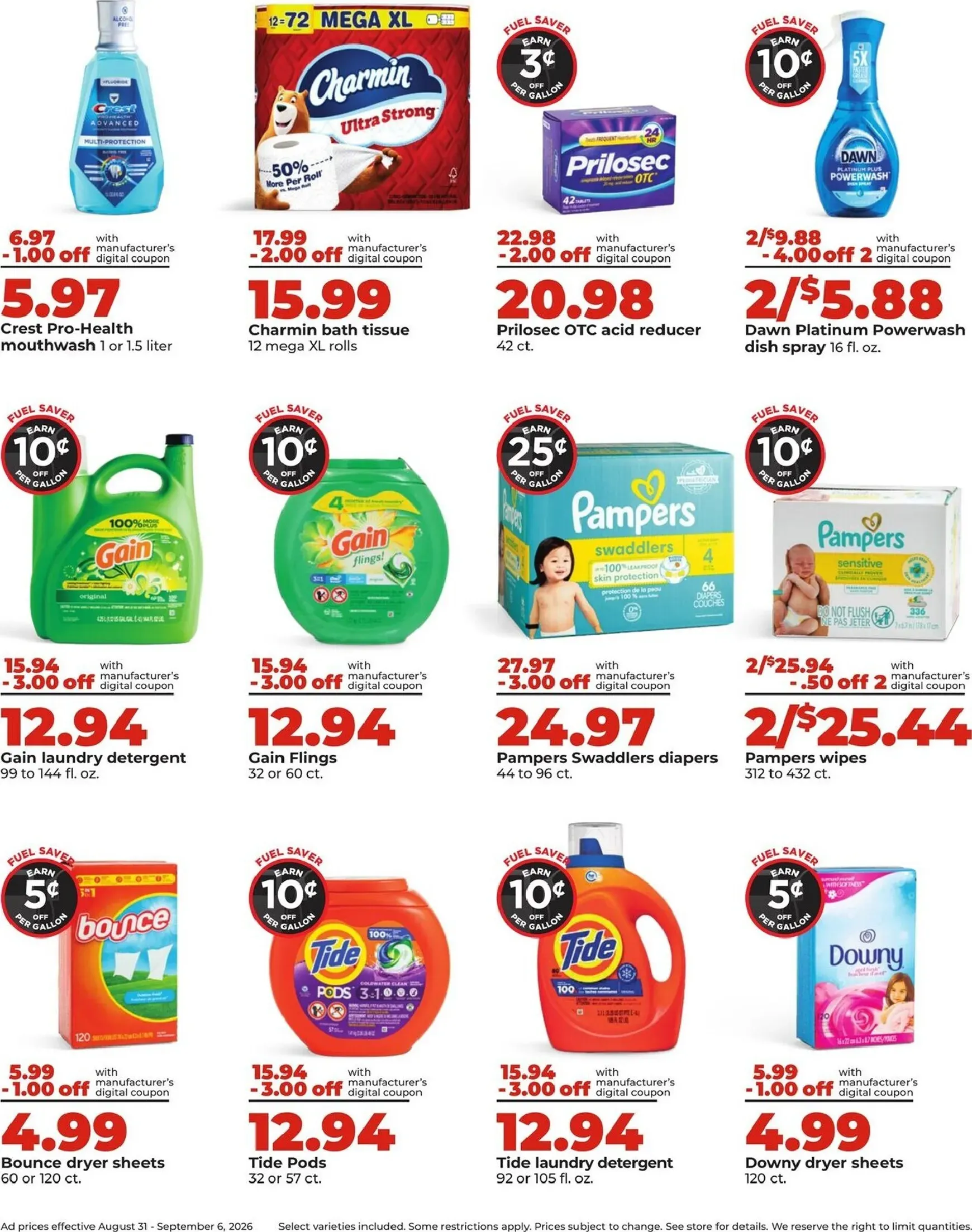 Weekly ad Current Hy Vee leaflet valid from Monday 08/31/2026 to Sunday 09/06/2026 from August 31 to September 6 2026 - Page 12
