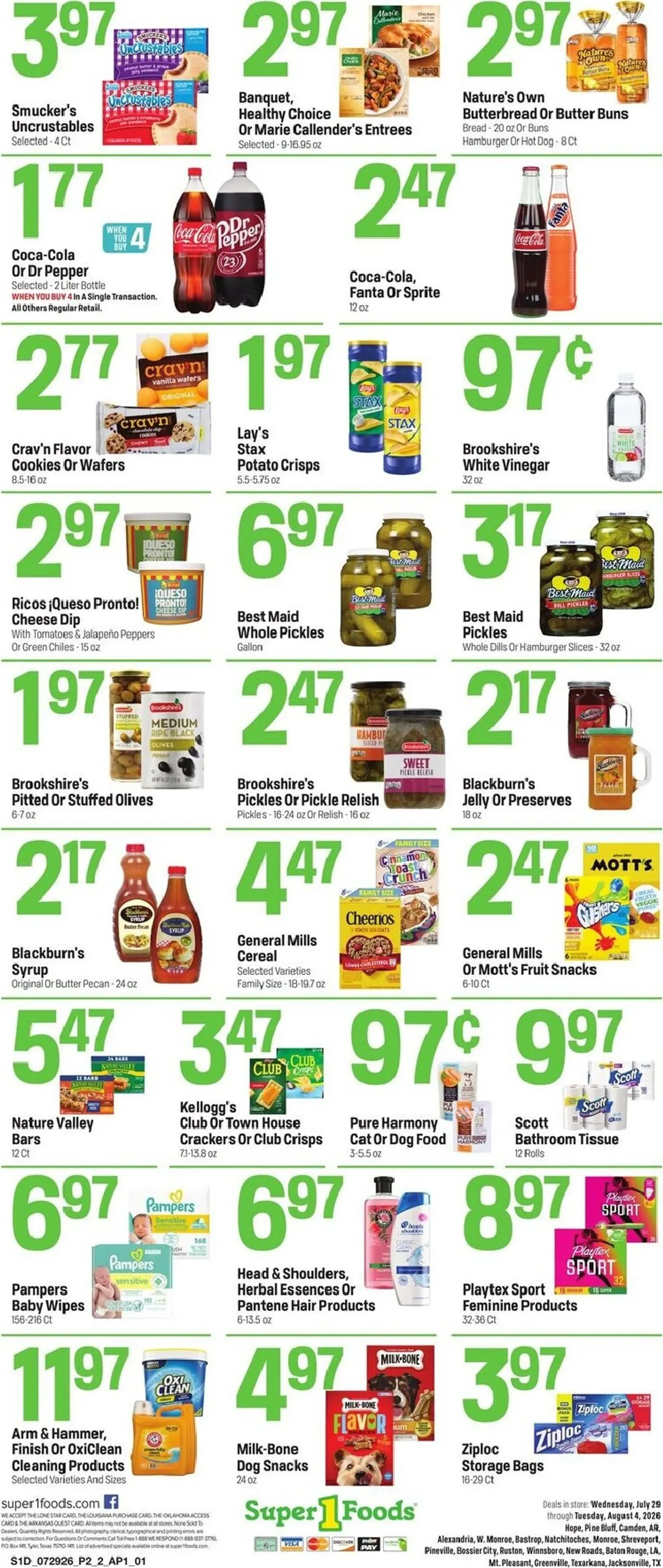Weekly ad Super 1 Foods from July 29 to August 4 2026 - Page 2