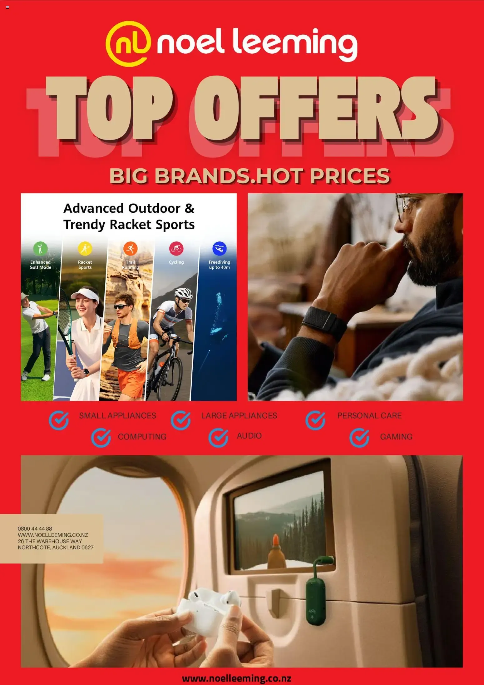 Noel Leeming Top Offers - Big Brands, Hot Prices from 24 August to 24 September 2026 - Catalogue Page 1