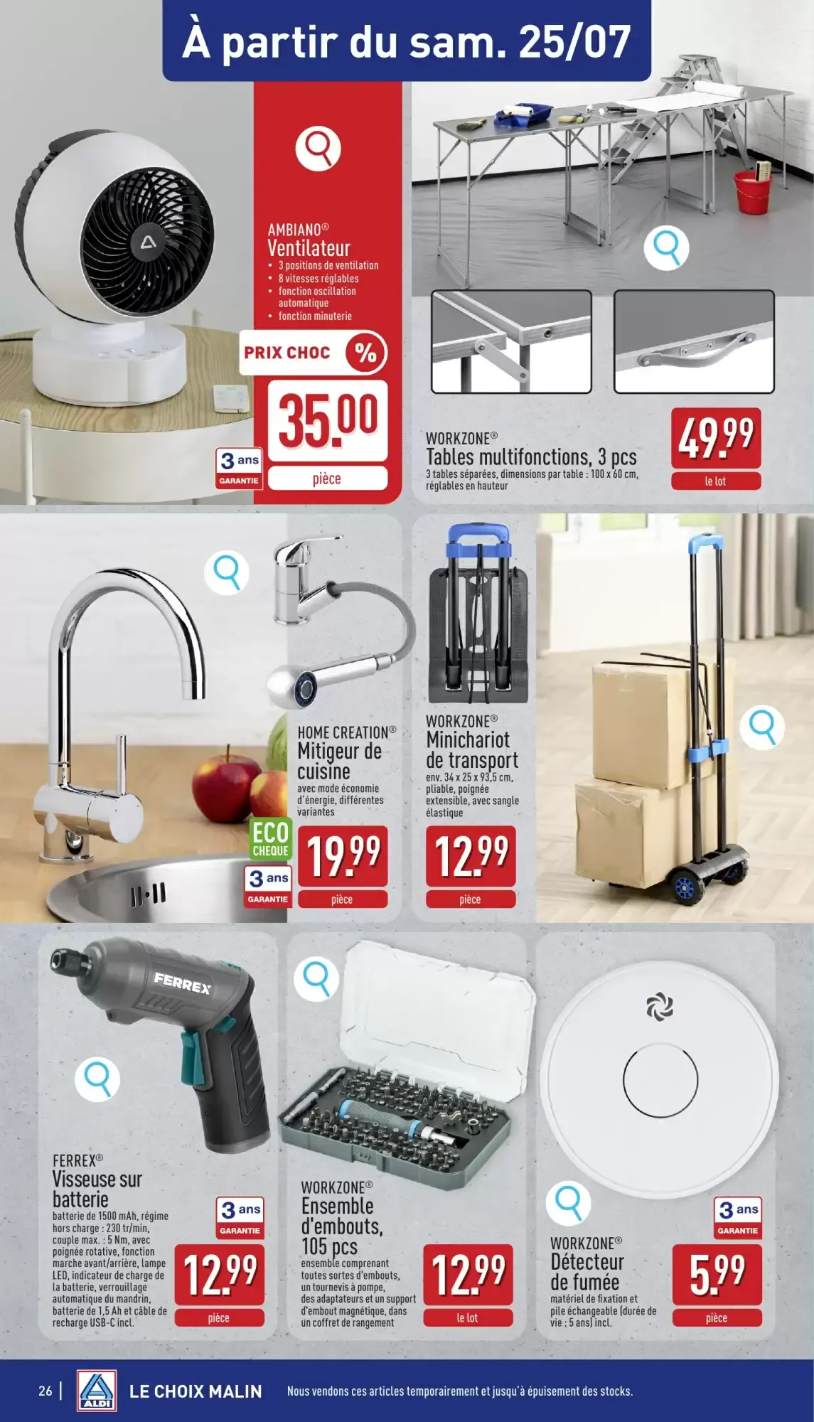 ALDI Dépliant 20/07 - 25/07 van 20 juli tot 25 juli 2026 - folder pagina 26