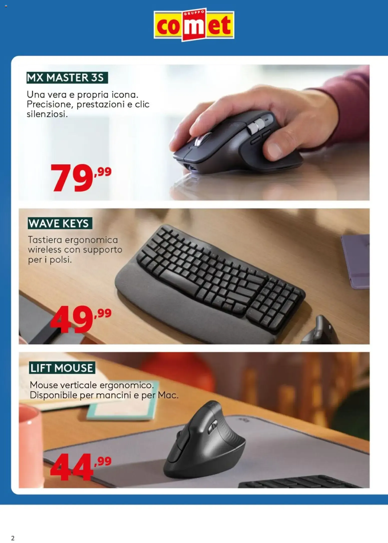 Nuovo Comet volantino Logitech dal 03/09/2026 > offerte anteprima 🛍️ da 3 settembre a 11 settembre di 2026 - Pagina del volantino 2