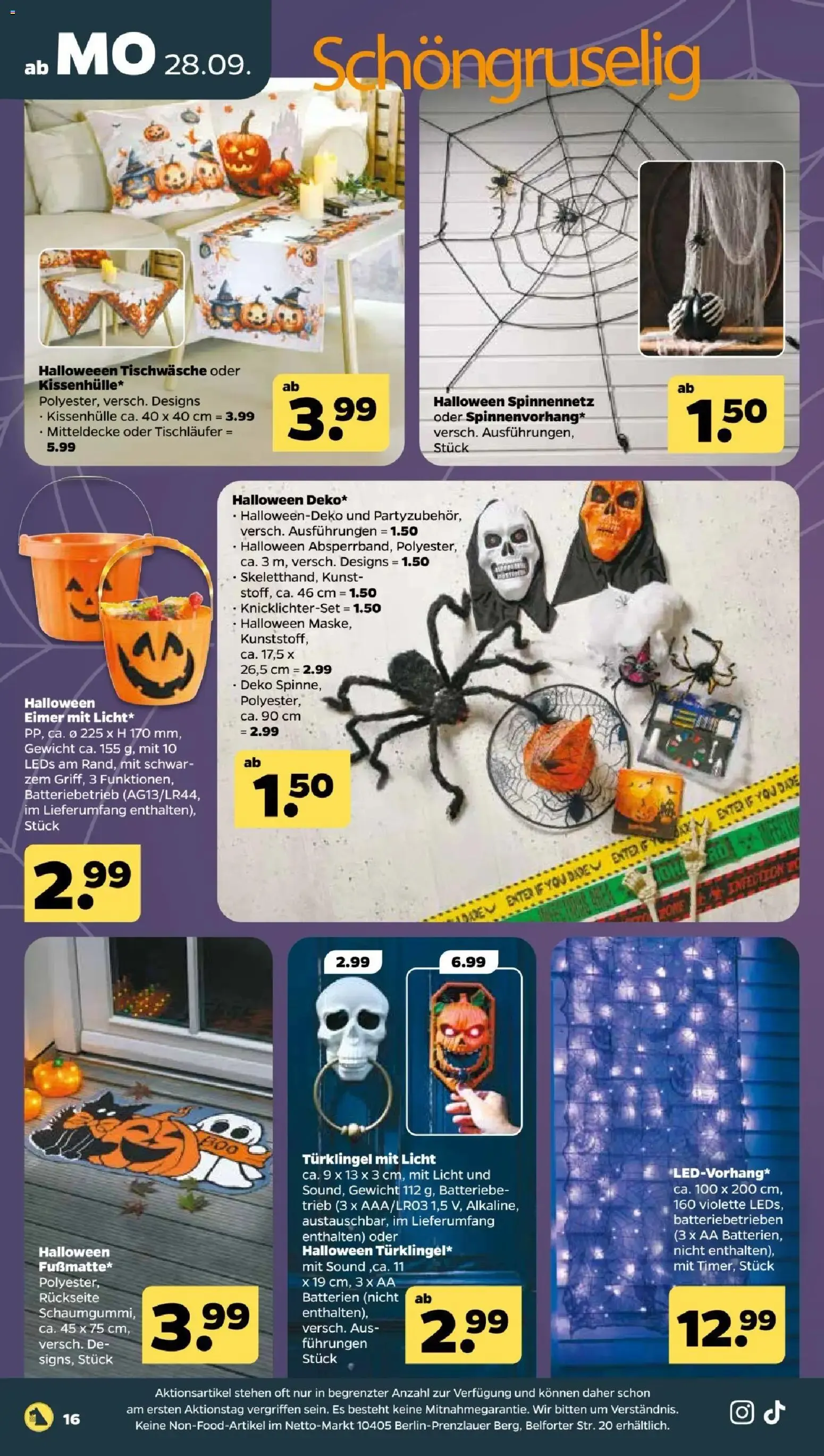 Netto Prospekt ab 28.09.2026 → Angebote nächste Woche von 28. September bis 2. Oktober 2026 - Prospekt seite 22