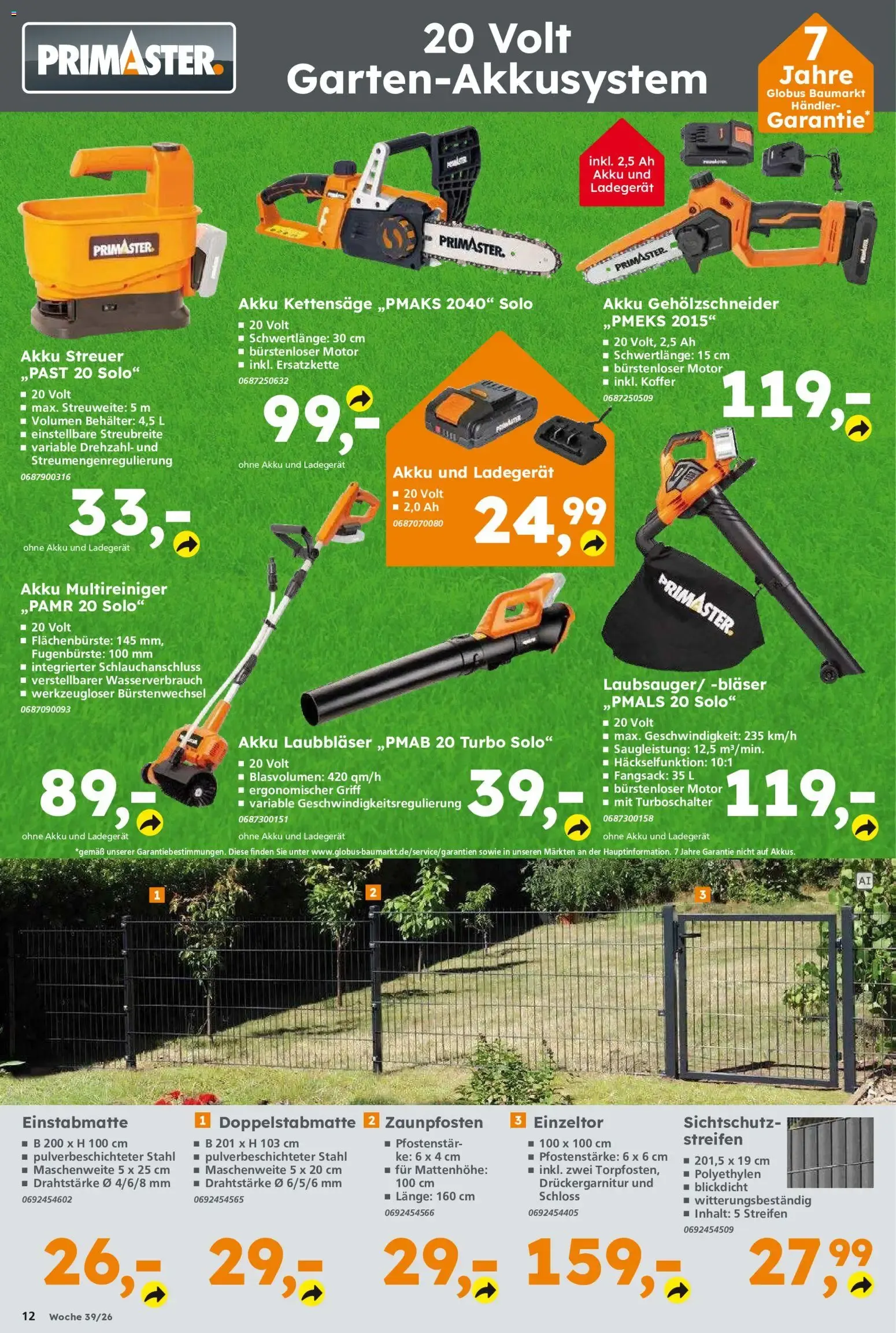 Oferta de Mobile Wallbox Absina en Globus Baumarkt von 20. September bis 26. September 2026 - Prospekt seite 12