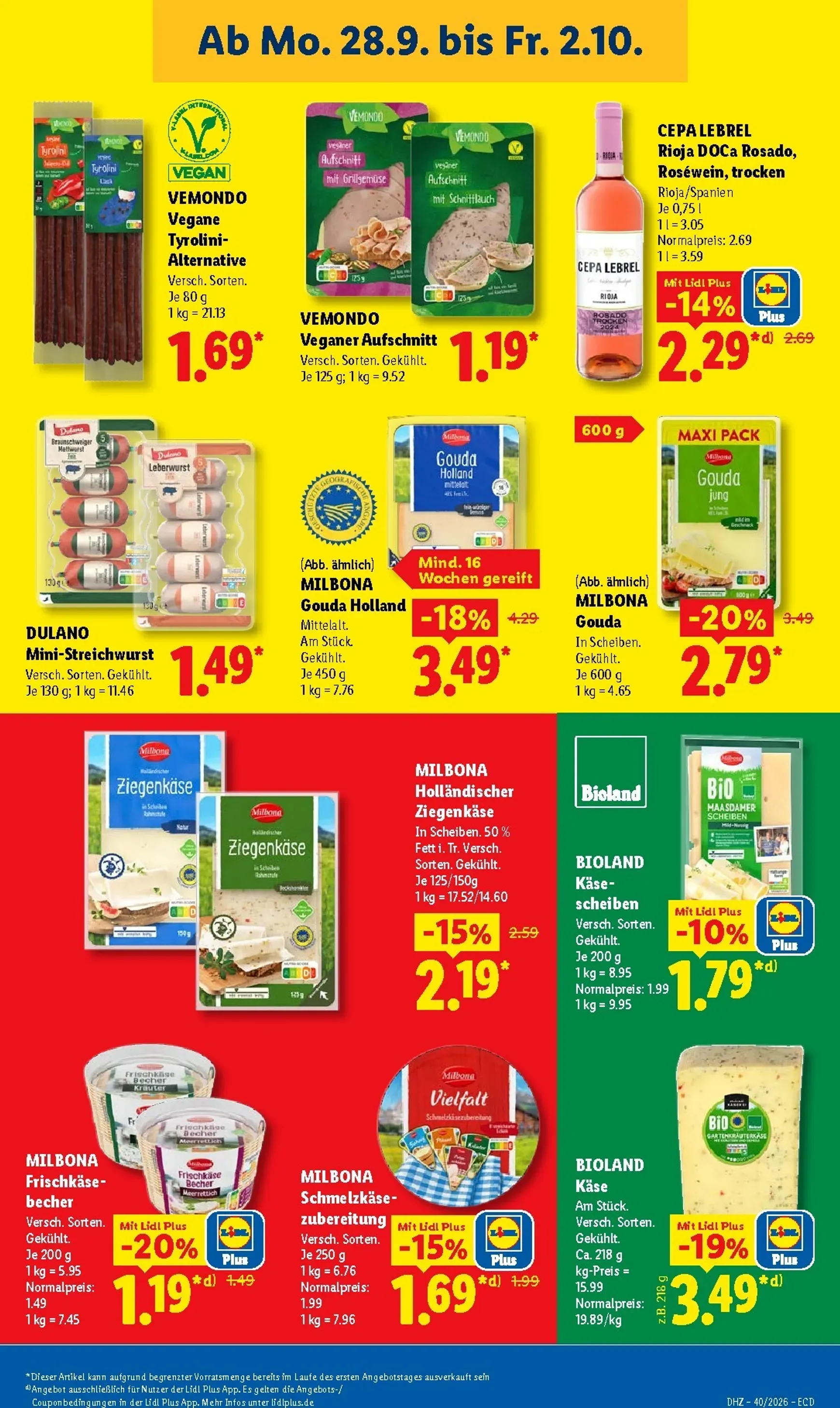 Lidl Prospekt nächste Woche – von Montag 28.09.2026 bis Freitag 02.10.2026 von 28. September bis 2. Oktober 2026 - Prospekt seite 20