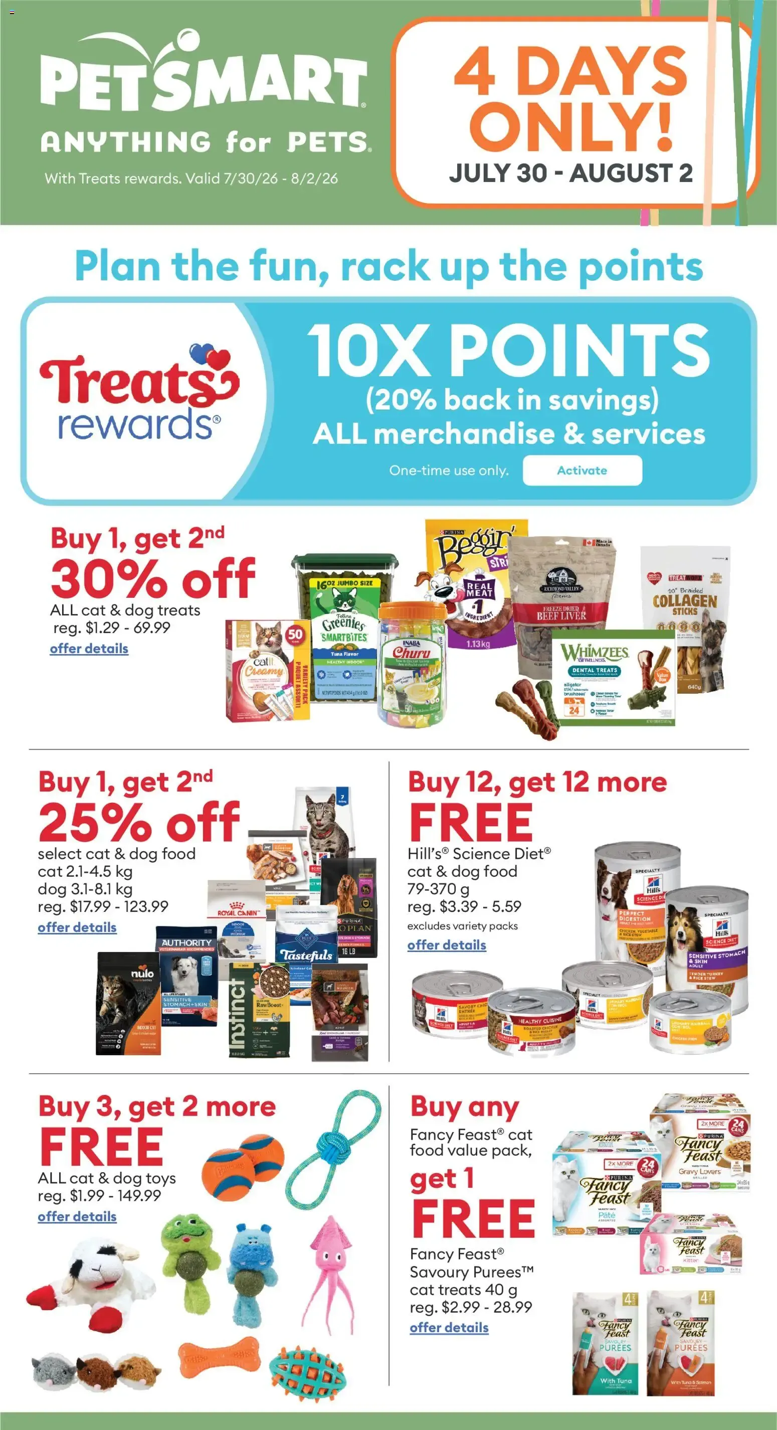 Petsmart - Weekend Flyer from Jul 30, 2026 > weekly specials & deals from July 30 to August 2 2026 - flyer page 1