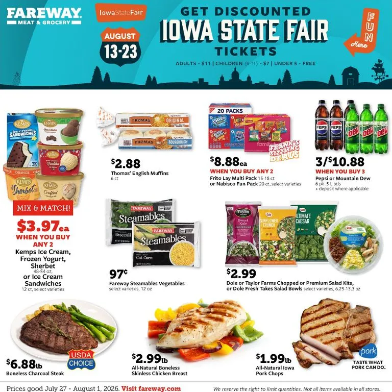 Fareway Meat & Grocery - Iowa State Fair Tickets