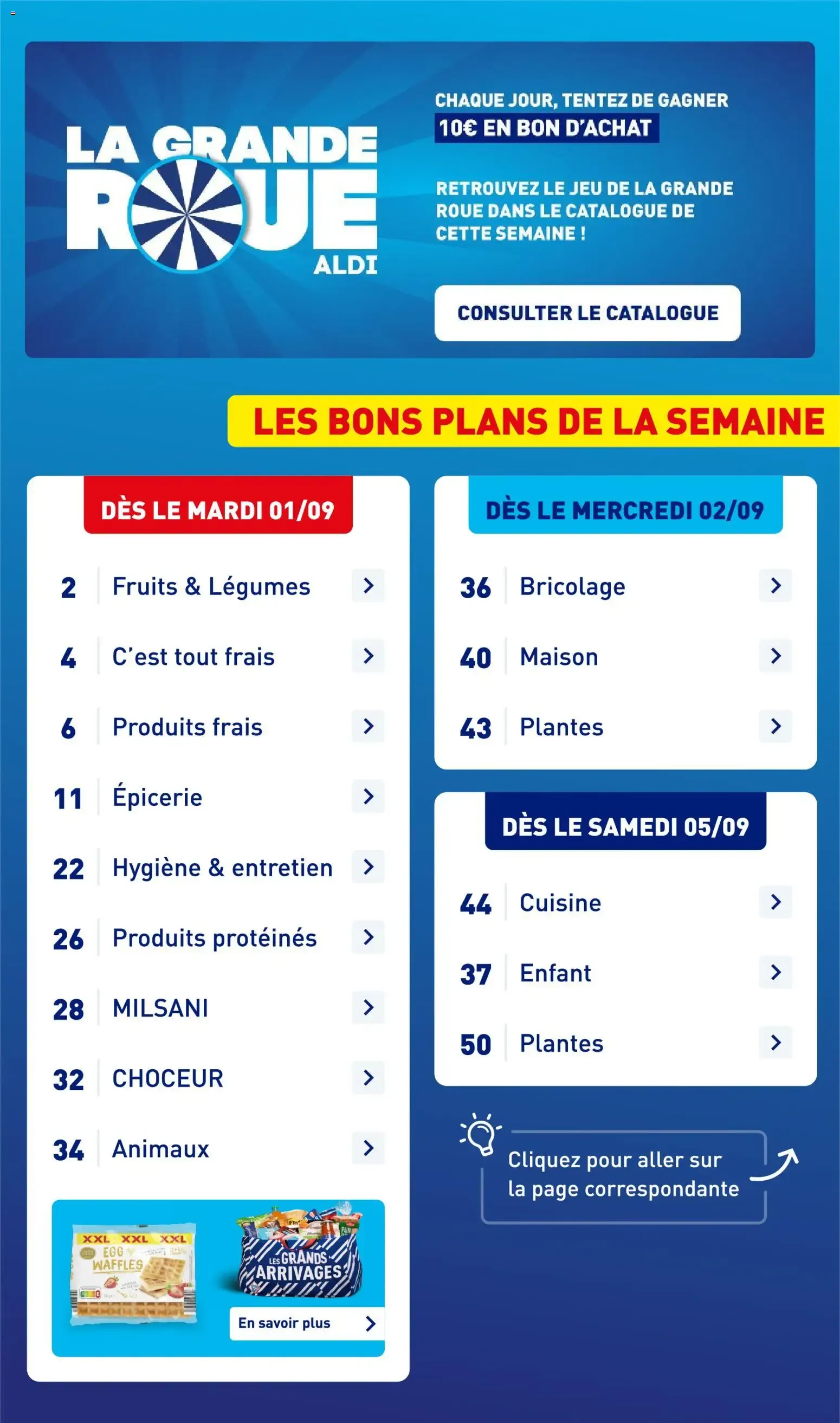 LES TRÈS GRANDS ARRIVAGES du 1 septembre au 7 septembre 2026 - Catalogue page 3