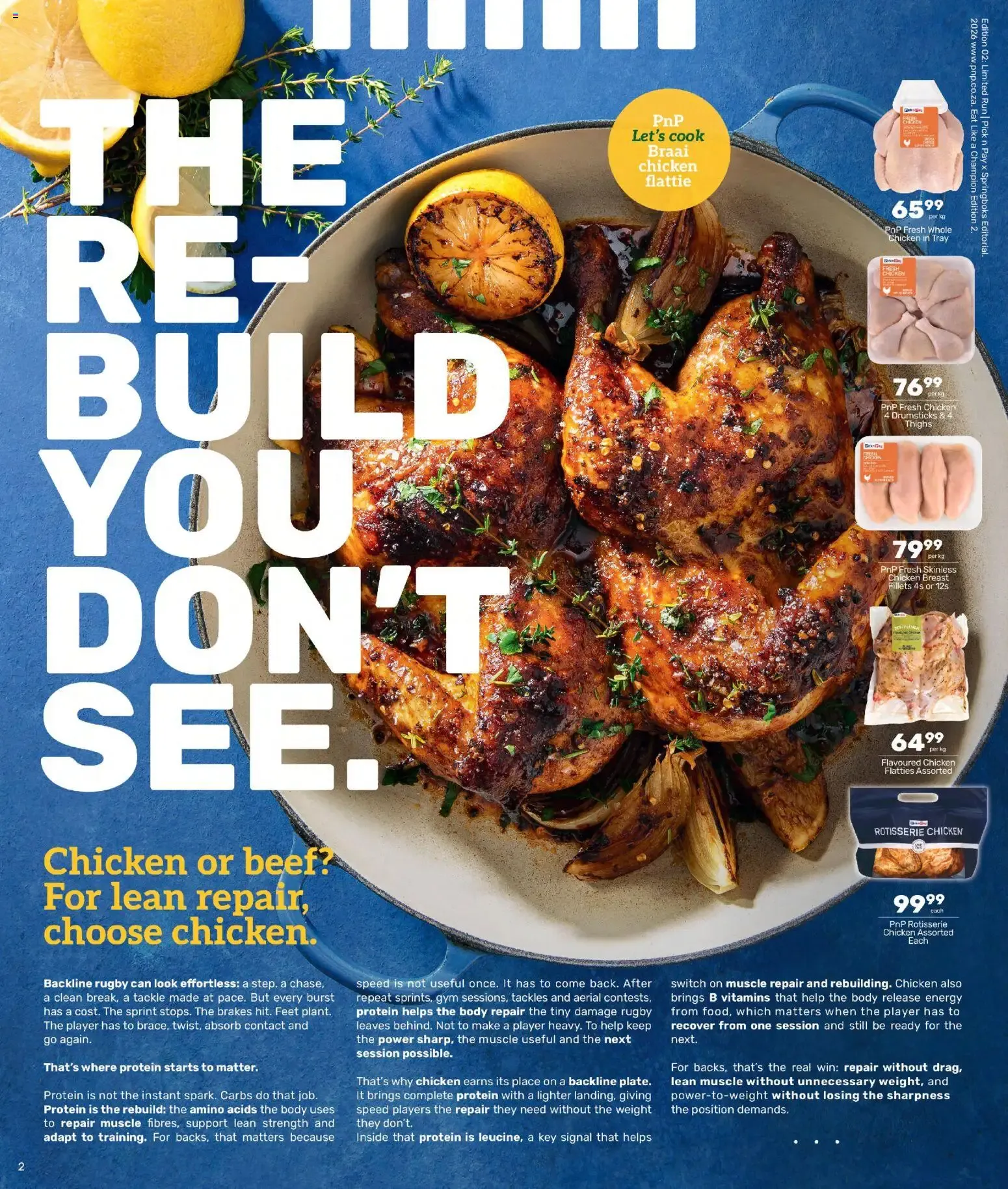 Pick n Pay Free State - Eat Like A Champion Specials (07/09/2026 - 04/10/2026) Online from 7 September to 4 October 2026 - Catalogue Page 2