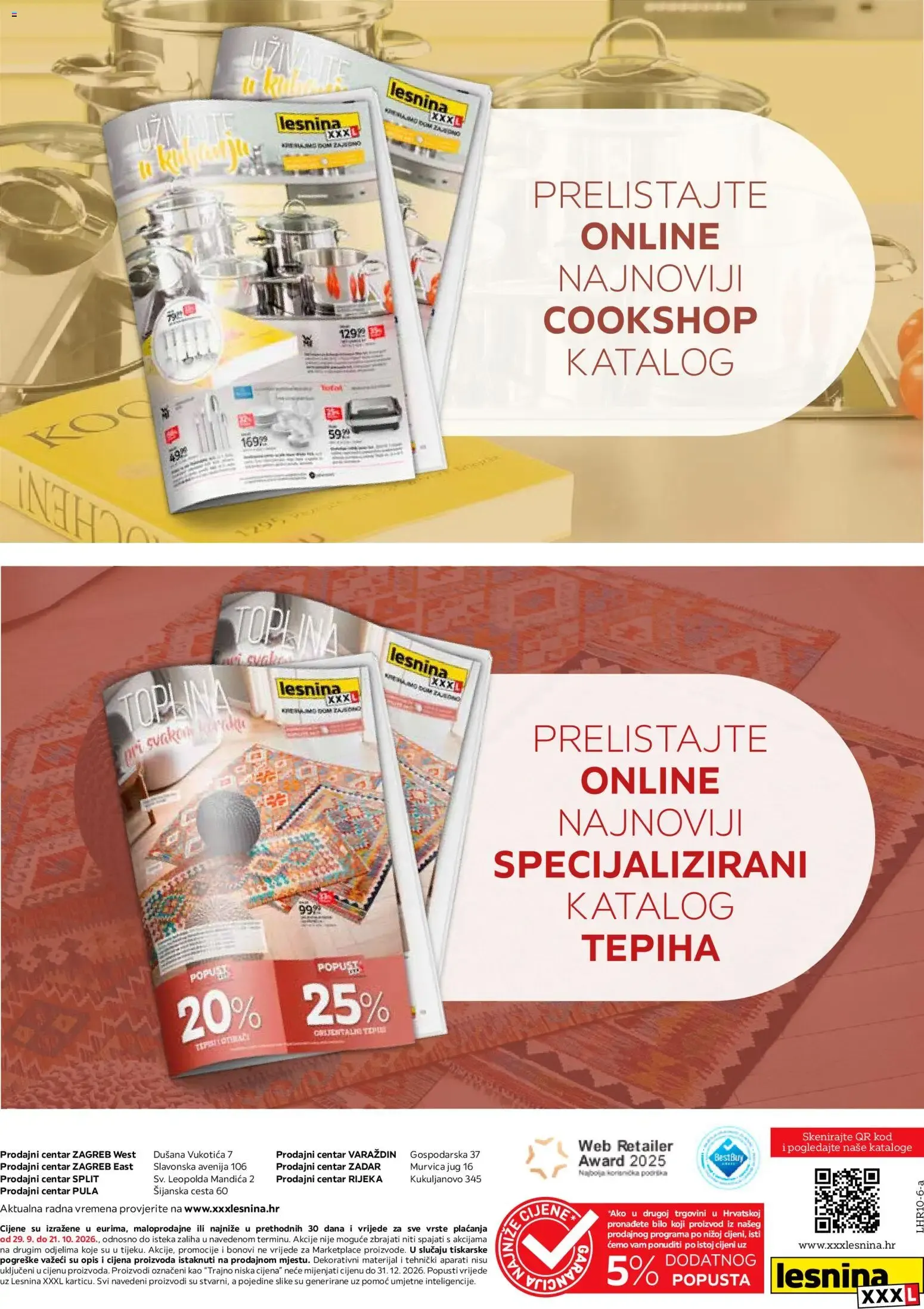 Katalog Lesnina S osjećajem za detalje novi od 29.09.2026 na listanje > letak digitalni od 10. rujna do 21. listopada 2026. - Pregled Stranica 12