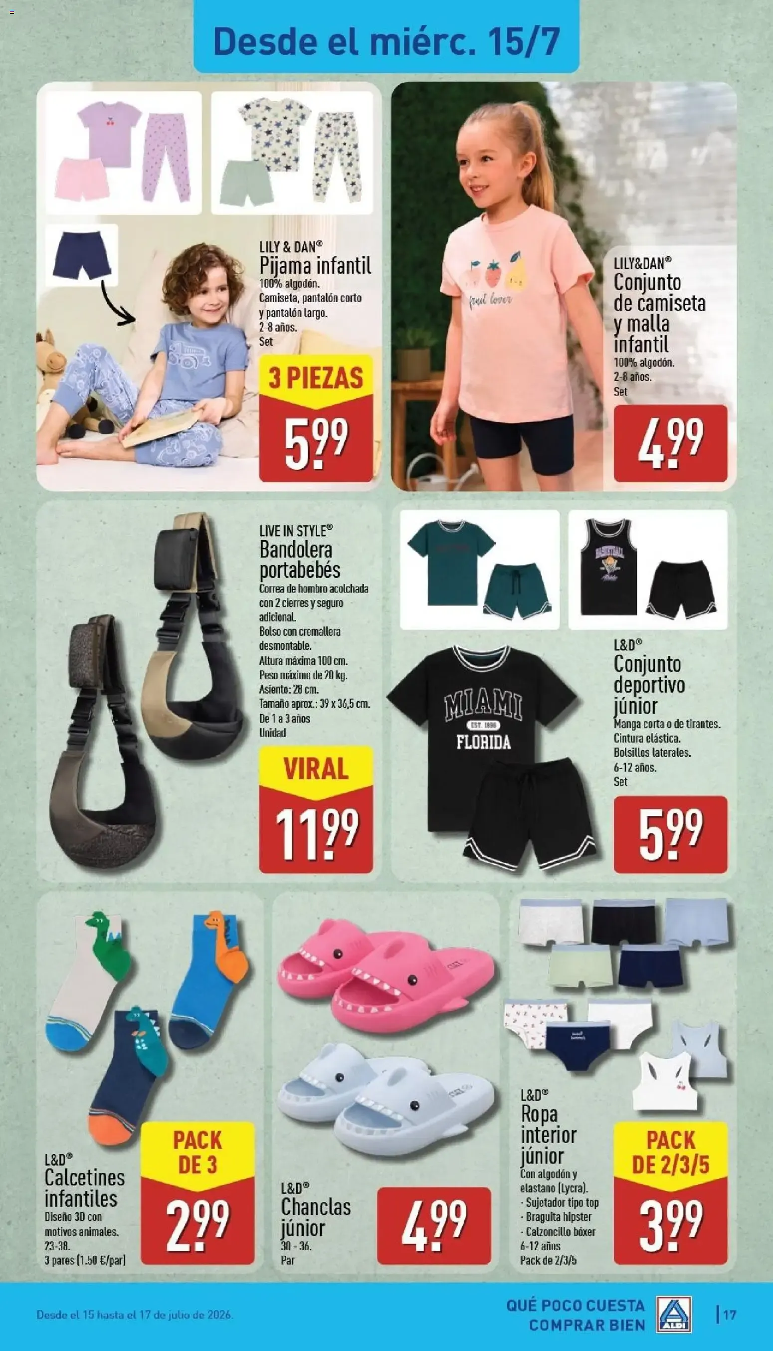 Catálogo de Aldi: Un baño de frescura al mejor precio 13 de julio al 19 de julio 2026 - Página 17