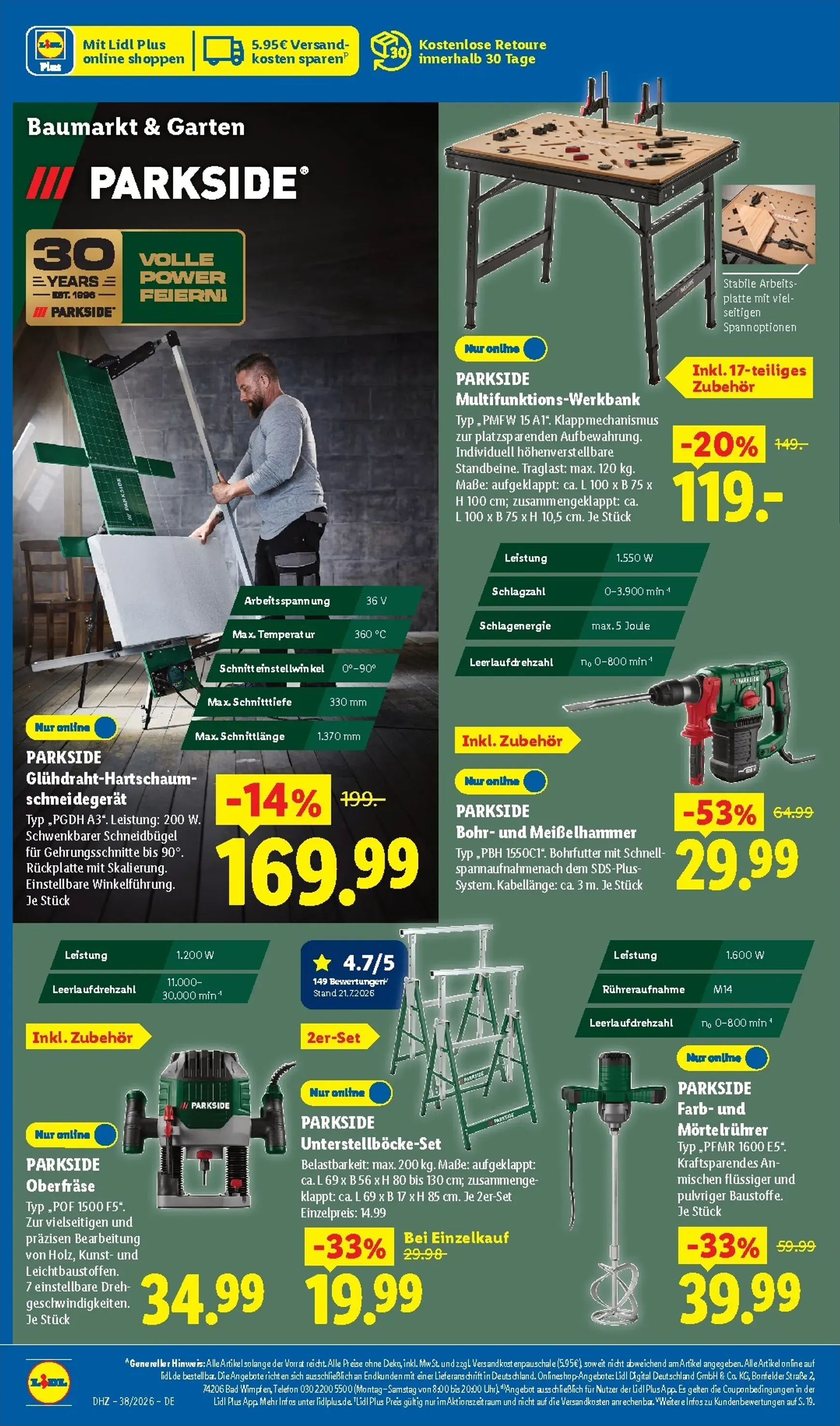 Lidl - Nonfood Prospekt nächste Woche – von Montag 14.09.2026 bis Samstag 19.09.2026 von 14. September bis 19. September 2026 - Prospekt seite 18