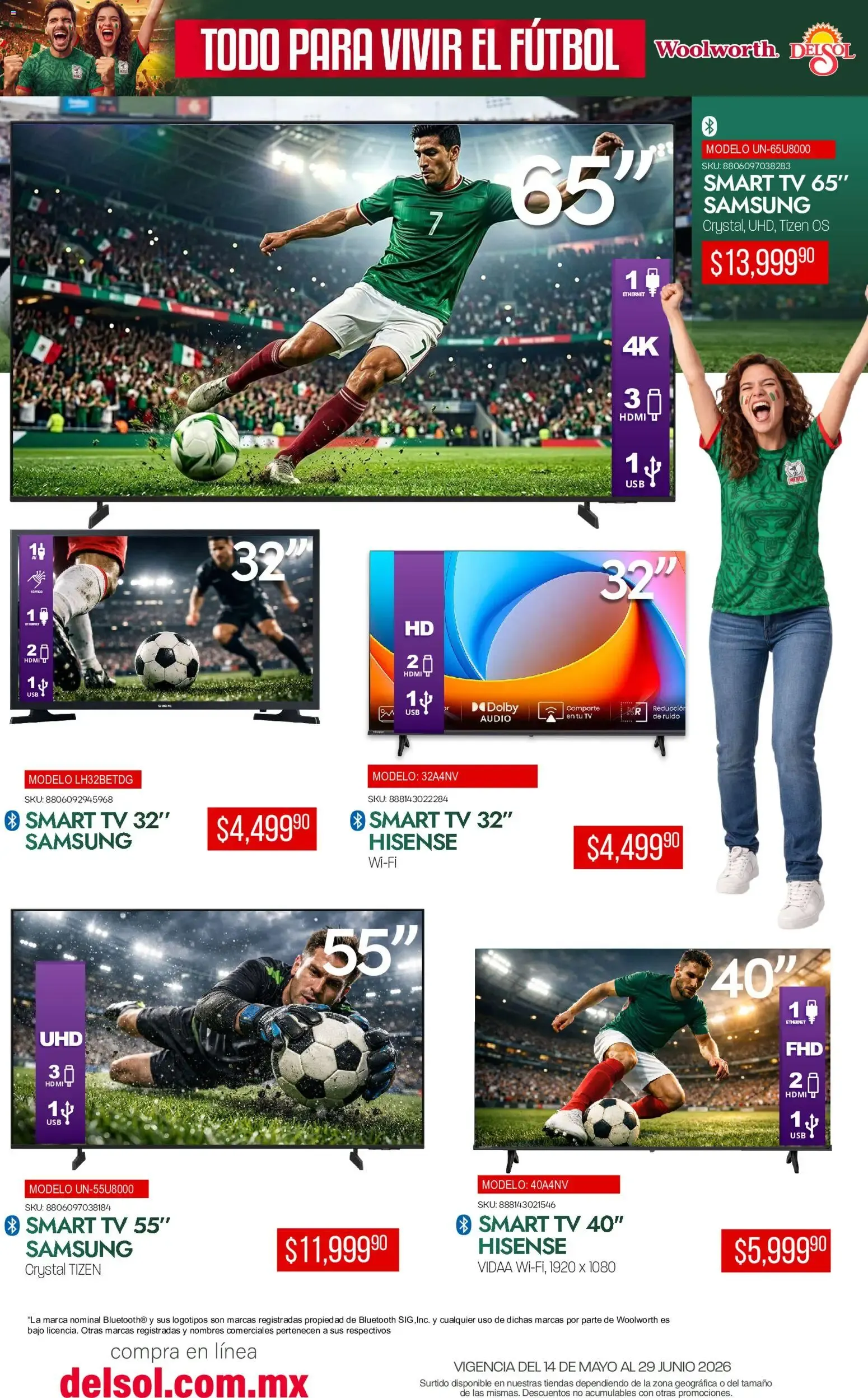 Catálogo de Del Sol y Woolworth catálogo Todo para vivir el fútbol (14/05/2026 - 29/06/2026) - catálogo en línea 14 de mayo al 29 de junio 2026 - Pagina 3