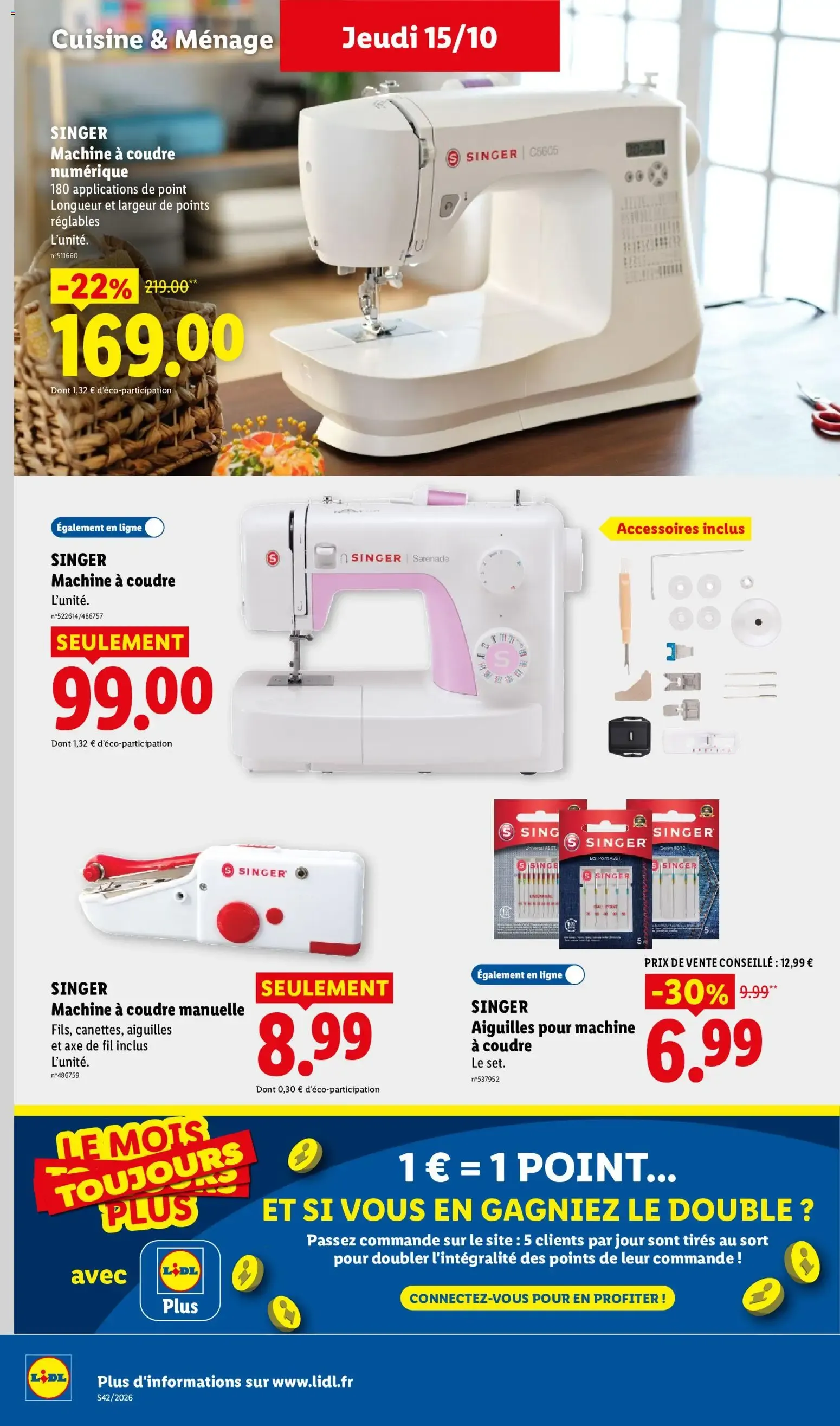 Catalogue LIDL du 15/10/2026 | Promo prospectus en ligne du 15 octobre au 21 octobre 2026 - Catalogue page 46