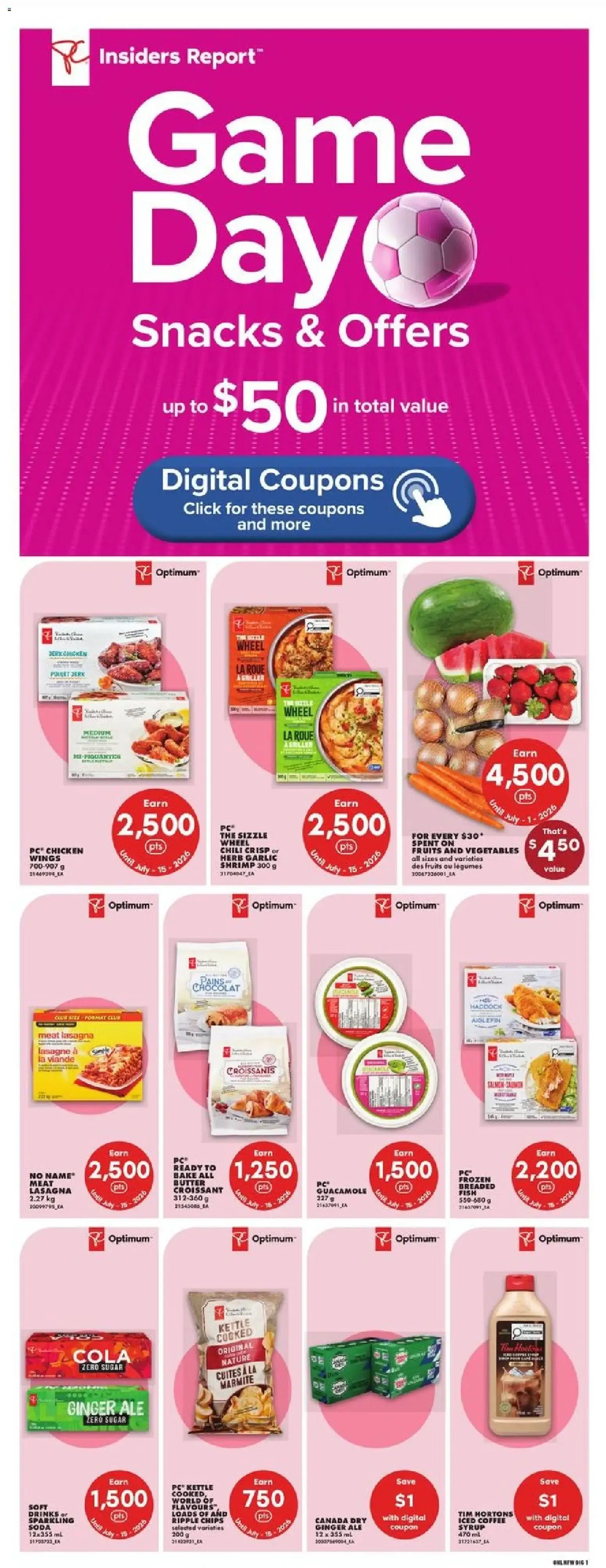 No Frills Happy Canada Day! Grand Opening Deals Event from June 25 to July 1 2026 - flyer page 13