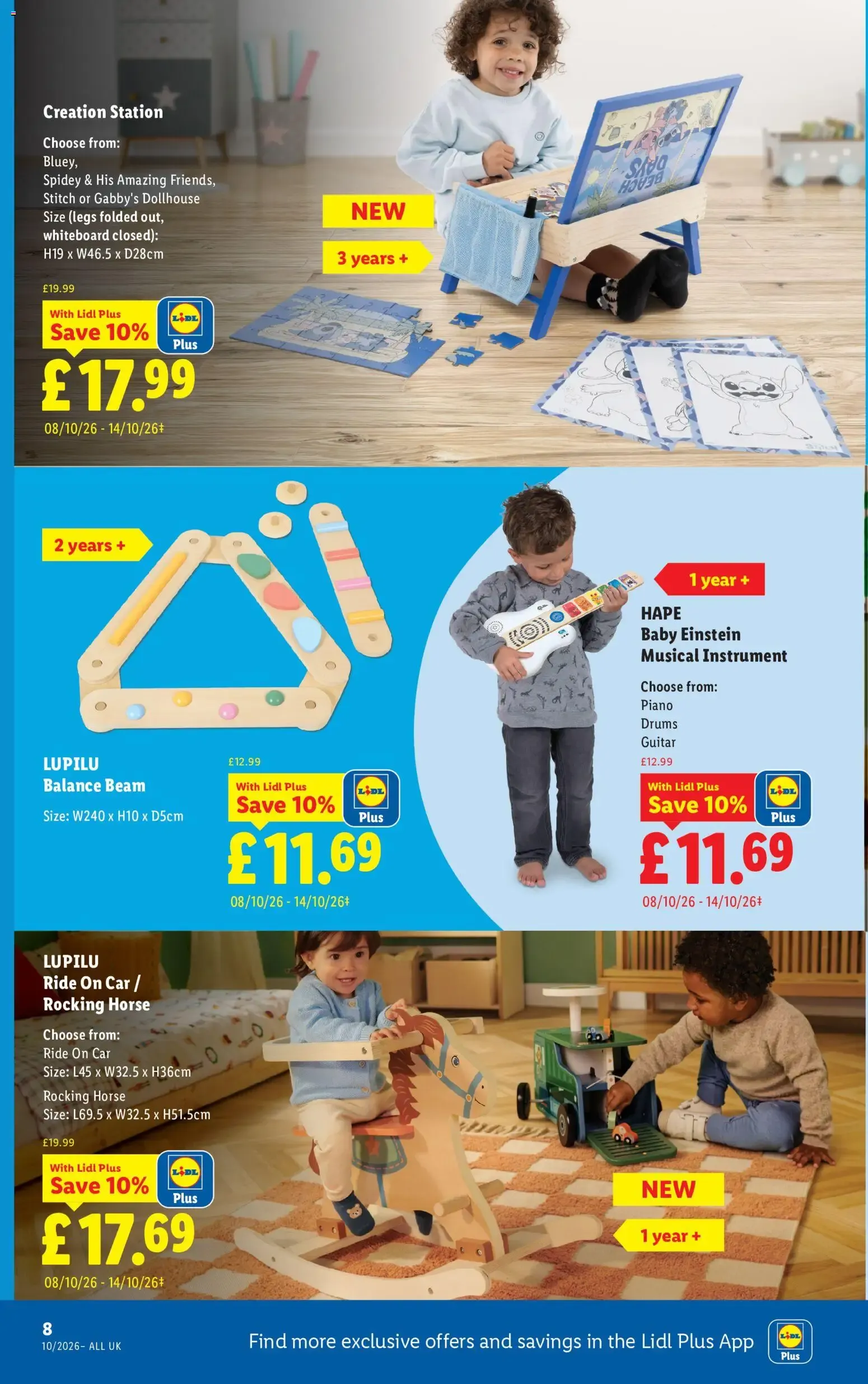Lidl Wooden Toy Event from 8 October to 14 October 2026 - Catalogue Page 8