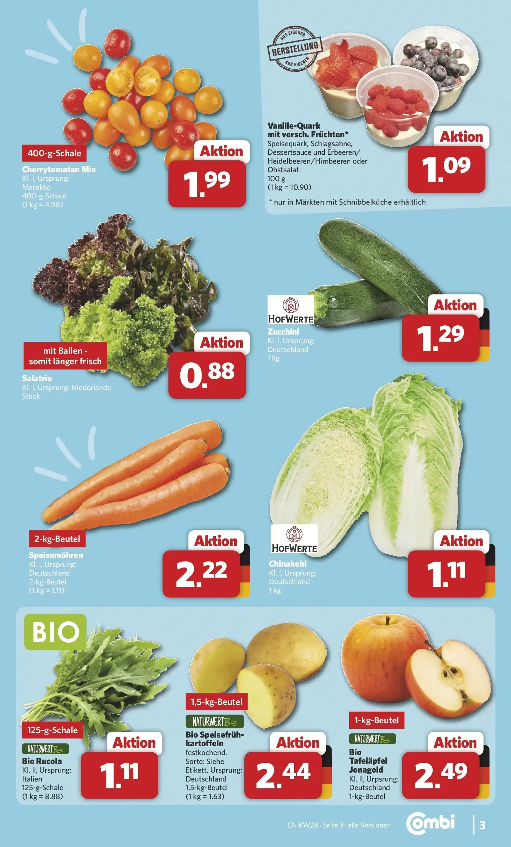 Combi Prospekt – von Montag 06.07.2026 bis Samstag 11.07.2026 von 6. Juli bis 11. Juli 2026 - Prospekt seite 3