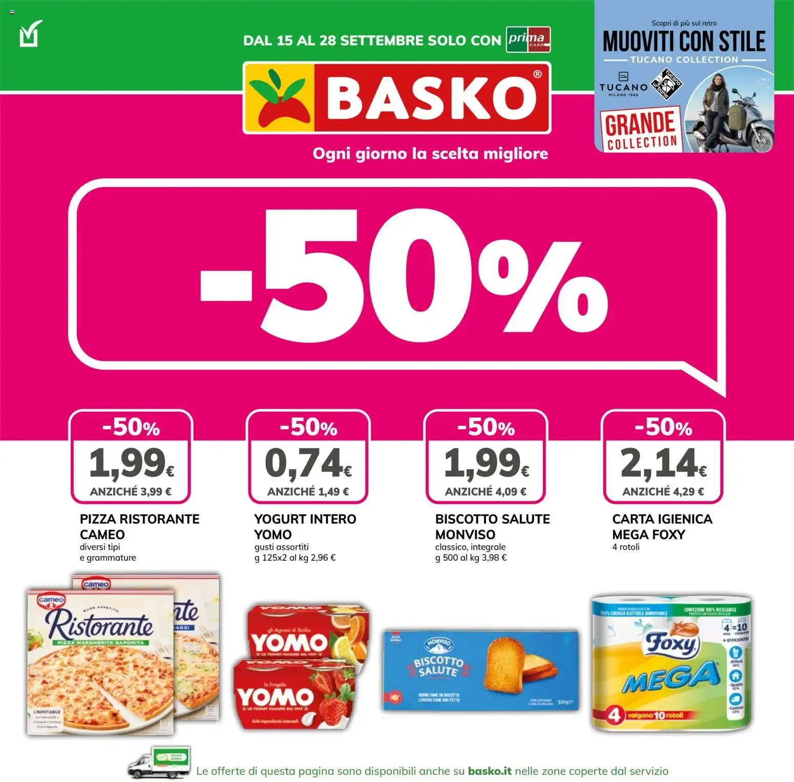Basko: Ofertas Semanales -50% da 15 settembre a 28 settembre di 2026 - Pagina del volantino 1