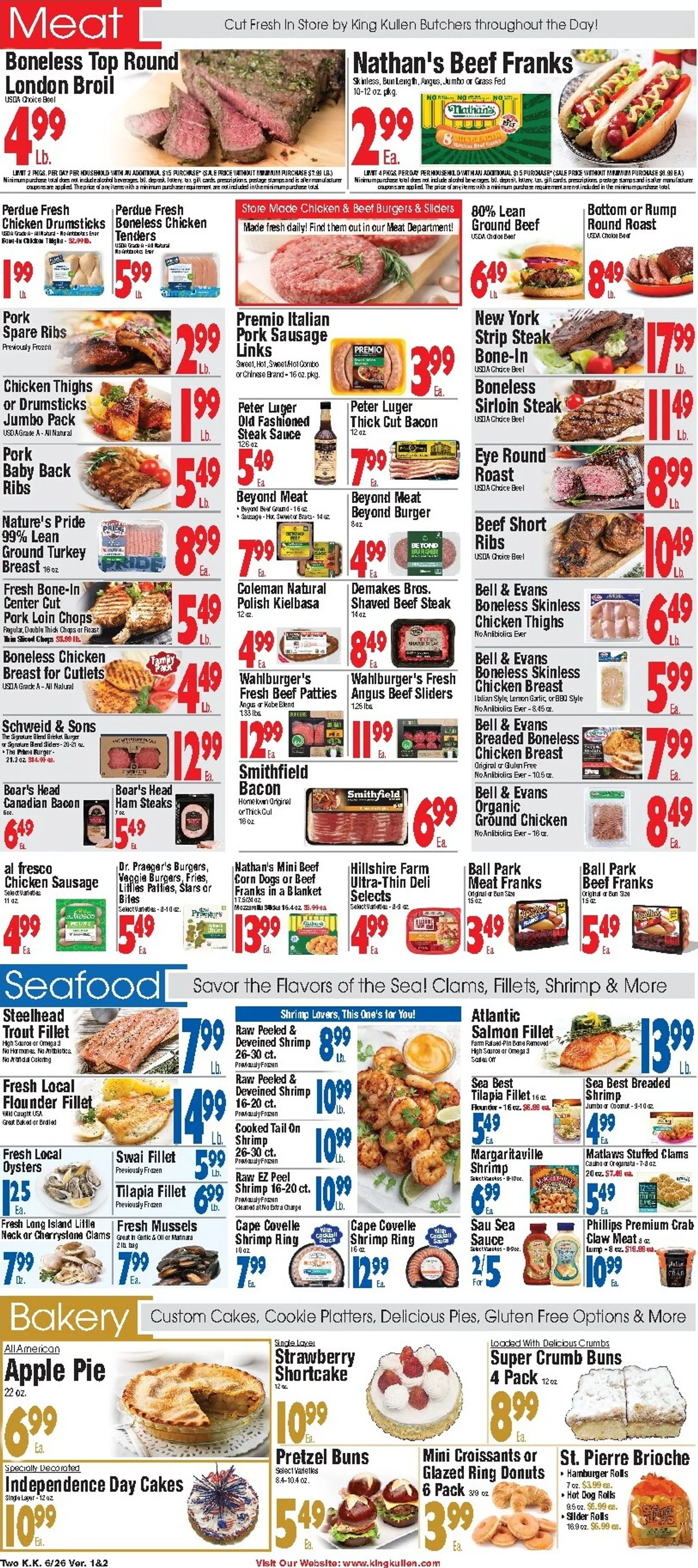 Weekly ad Current King Kullen leaflet valid from Friday 06/26/2026 to Thursday 07/02/2026 from June 26 to July 2 2026 - Page 2