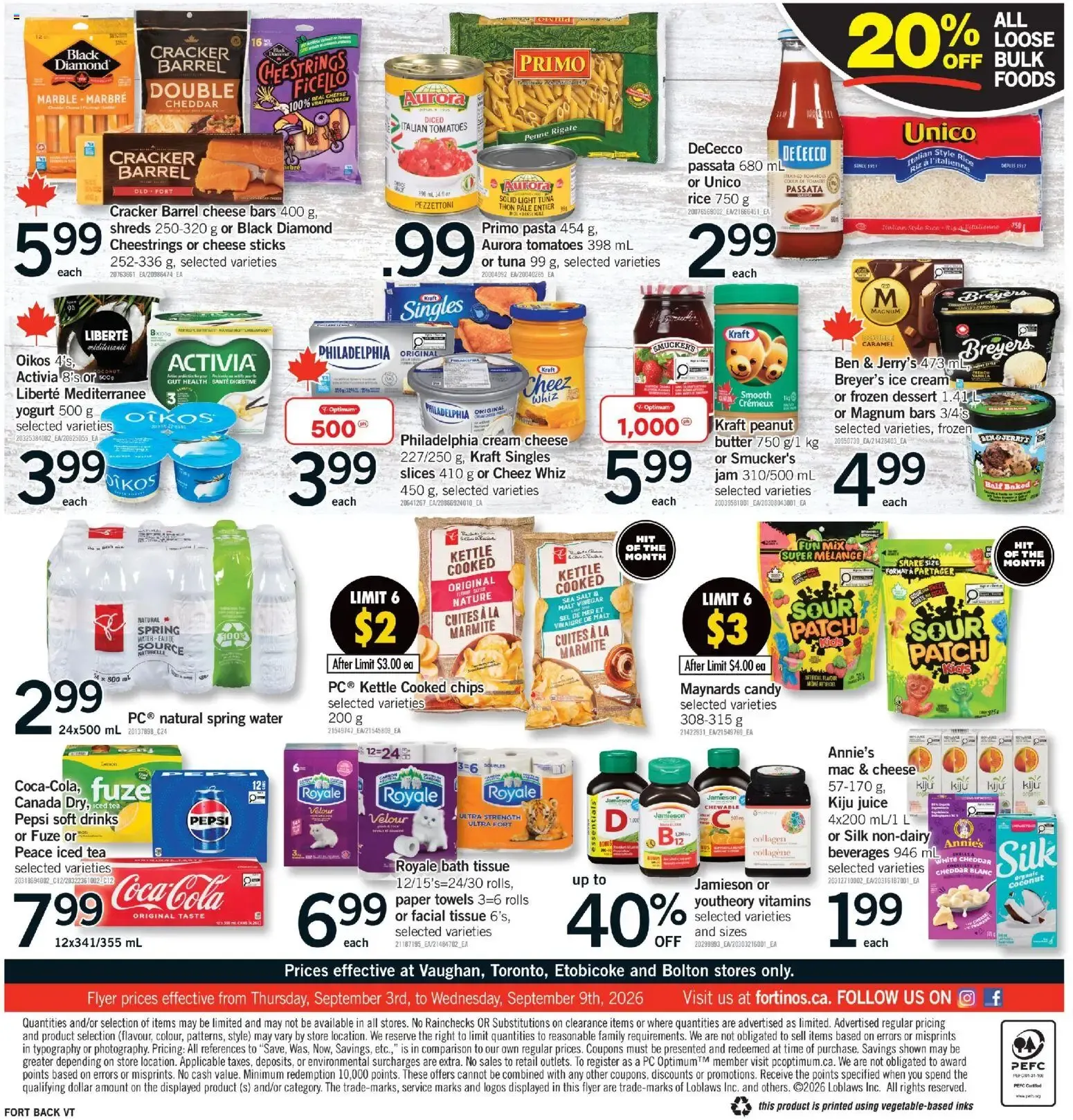 Fortinos weekly flyer / circulaire from Sep 3, 2026 > weekly specials & deals from September 3 to September 9 2026 - flyer page 2
