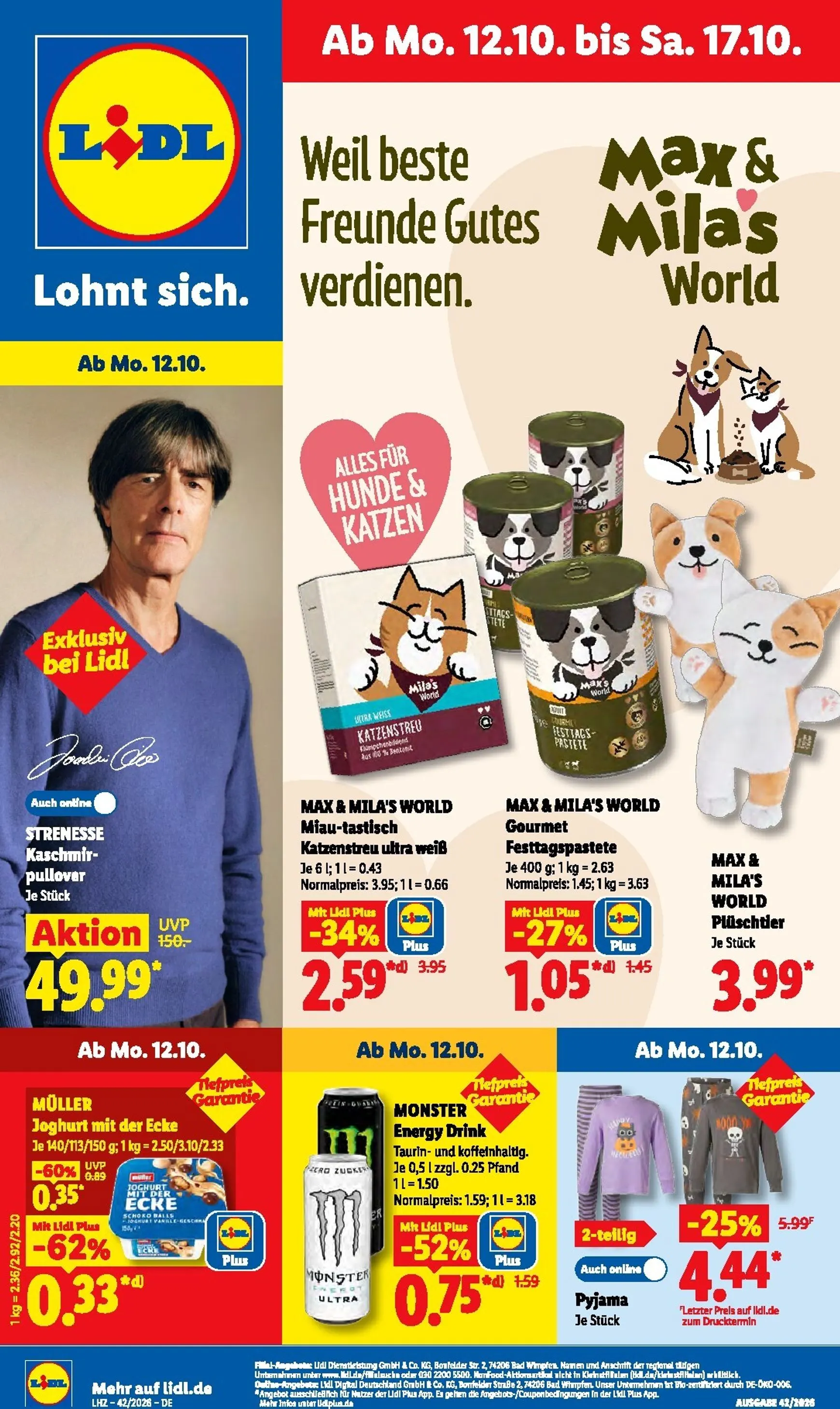 Lidl Prospekt nächste Woche – von Montag 12.10.2026 bis Samstag 17.10.2026 von 12. Oktober bis 17. Oktober 2026 - Prospekt seite 1