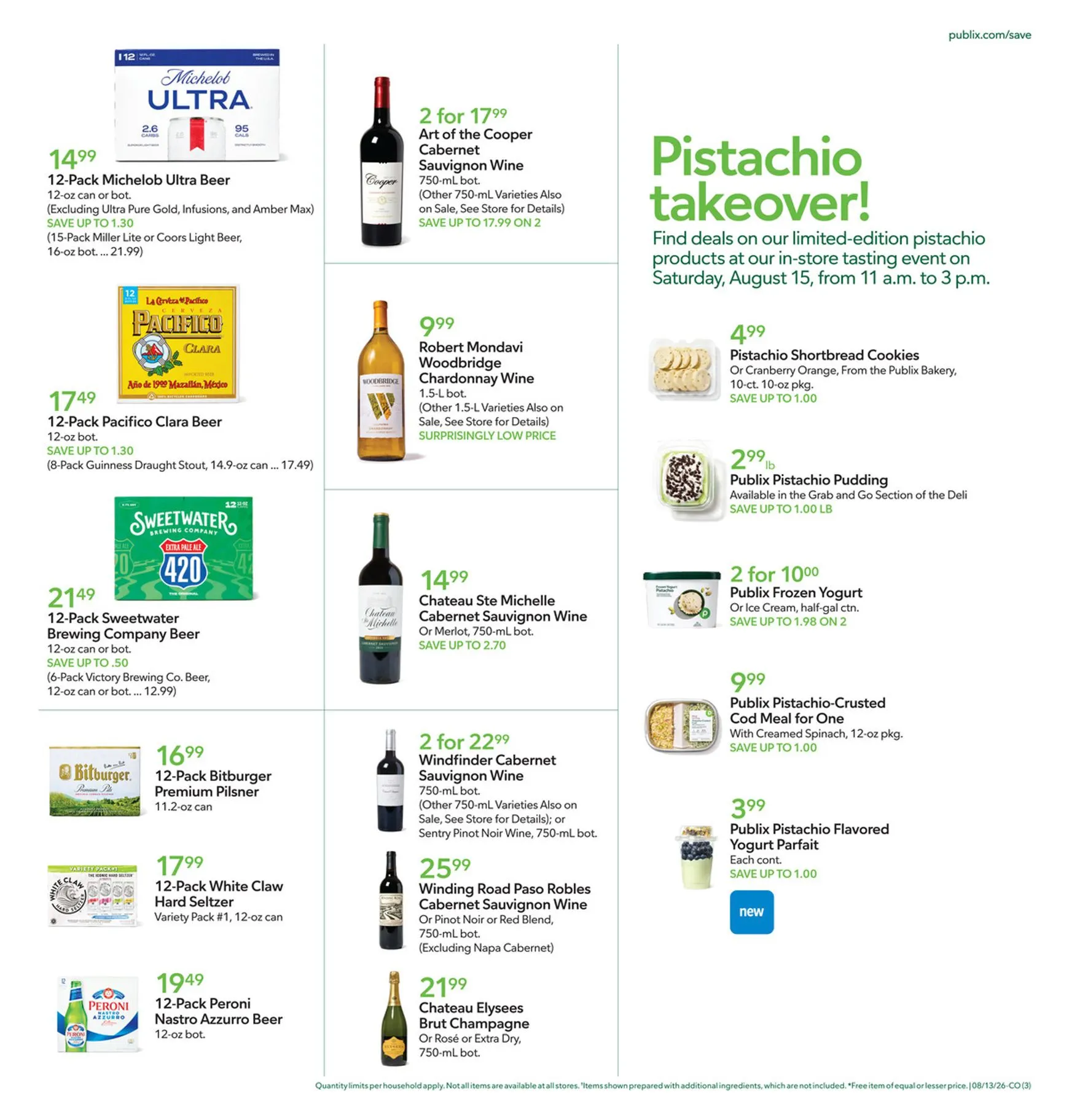 Weekly ad Current Publix leaflet valid from Wednesday 08/12/2026 to Tuesday 08/18/2026 from August 12 to August 18 2026 - Page 3