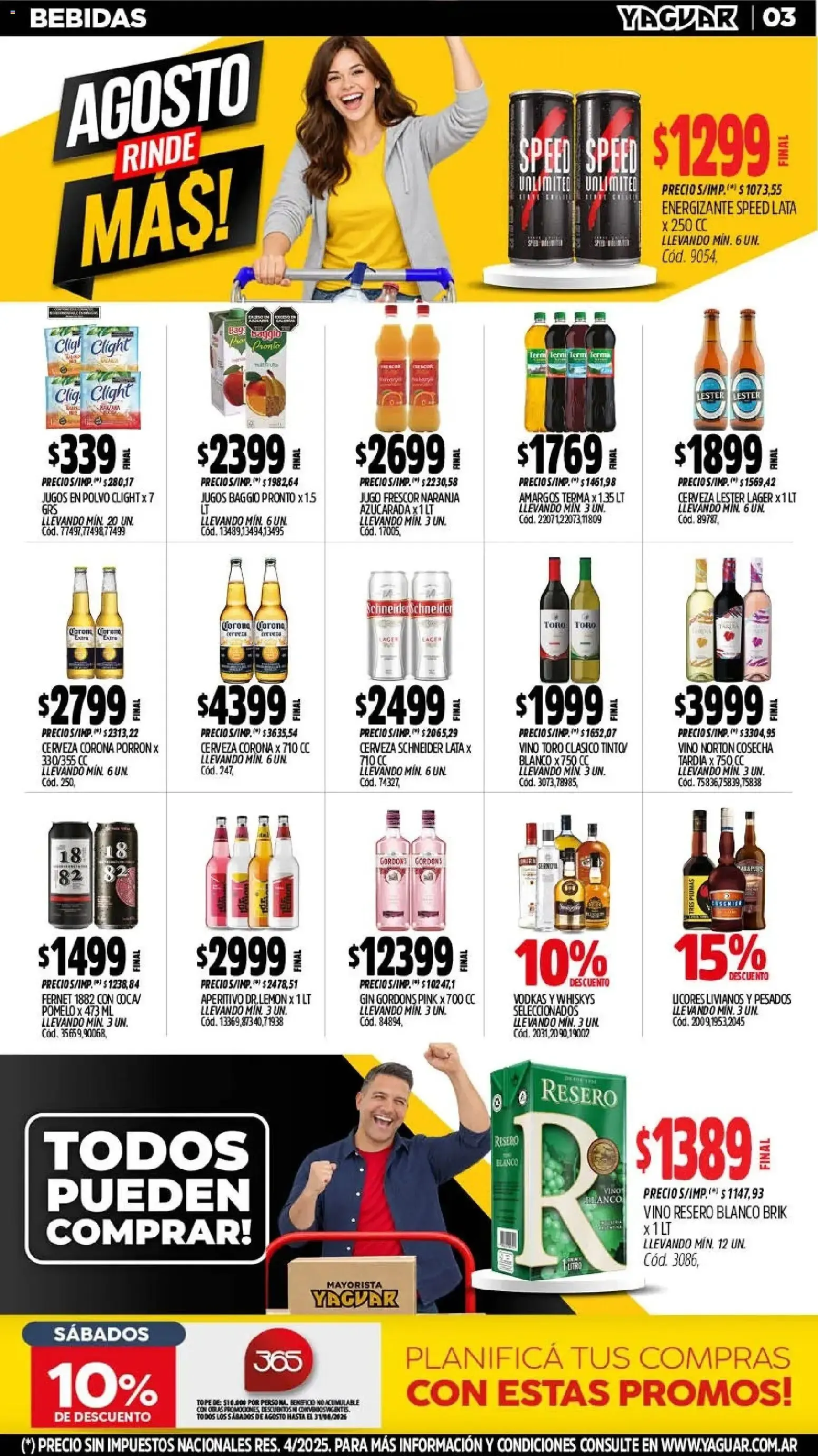 Ofertas de Mayorista Yaguar - Agosto Rinde Más! 24 de agosto al 30 de agosto 2026 - Página 4 del catálogo