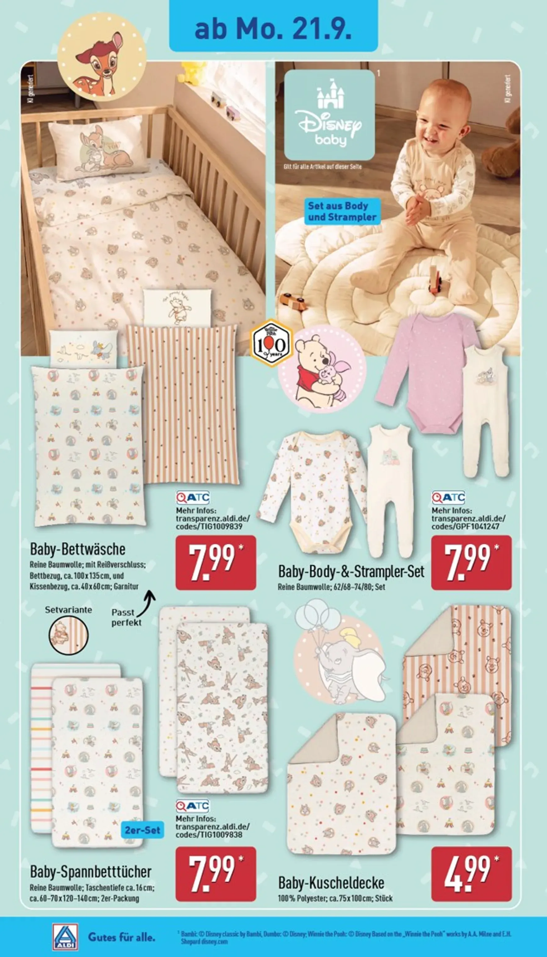 Gutes für alle. Zum ALDI Preis. von 21. September bis 26. September 2026 - Prospekt seite 16