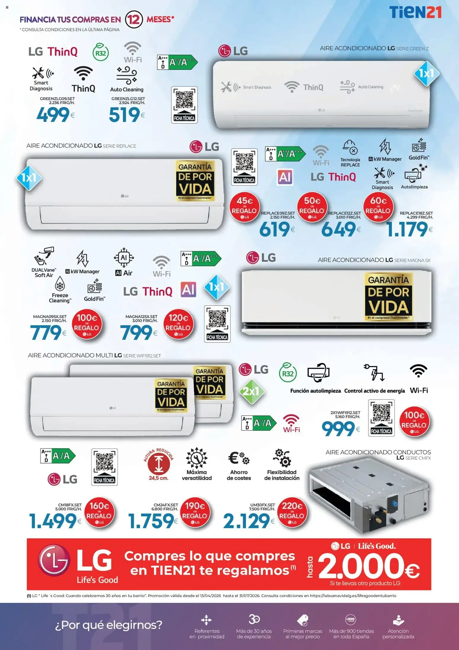 Catálogo de Tien 21 - Adelántate al calor, ahora es el momento (Aire Acondicionado Whirlpool) 13 de abril al 31 de julio 2026 - Página 3