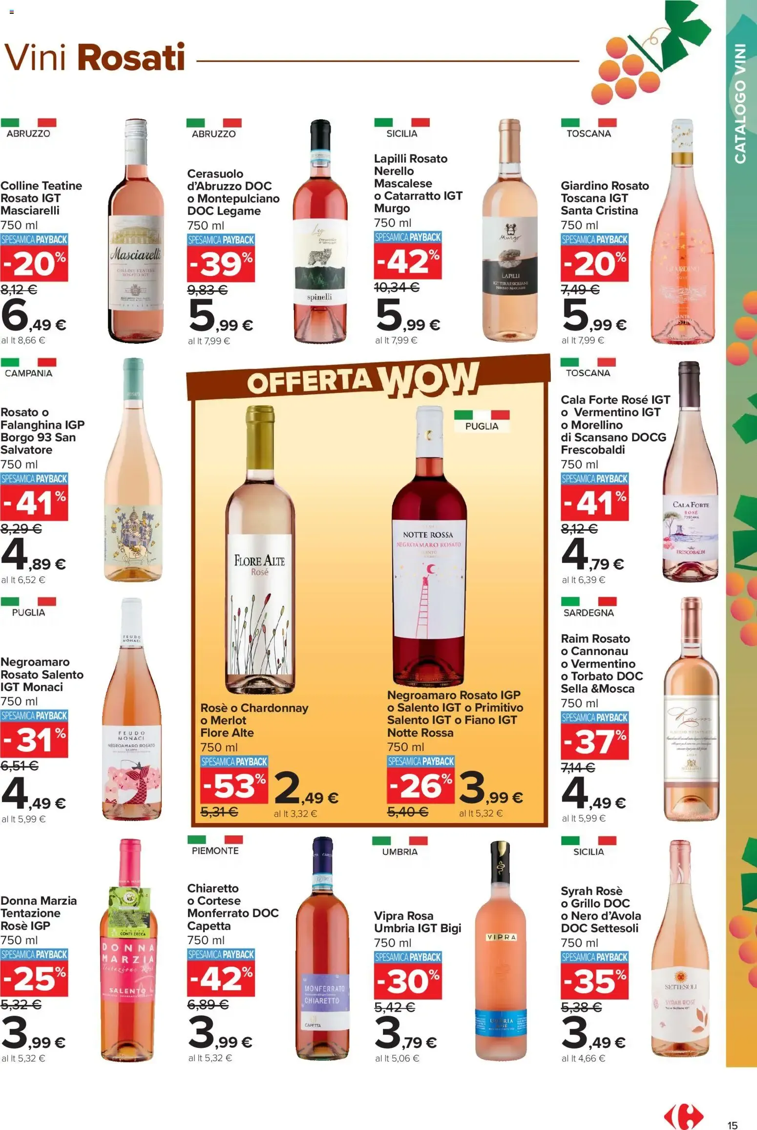 Carrefour market CATALOGO VINI DALLA TERRA AL CALICE da 5 ottobre a 8 novembre di 2026 - Pagina del volantino 15