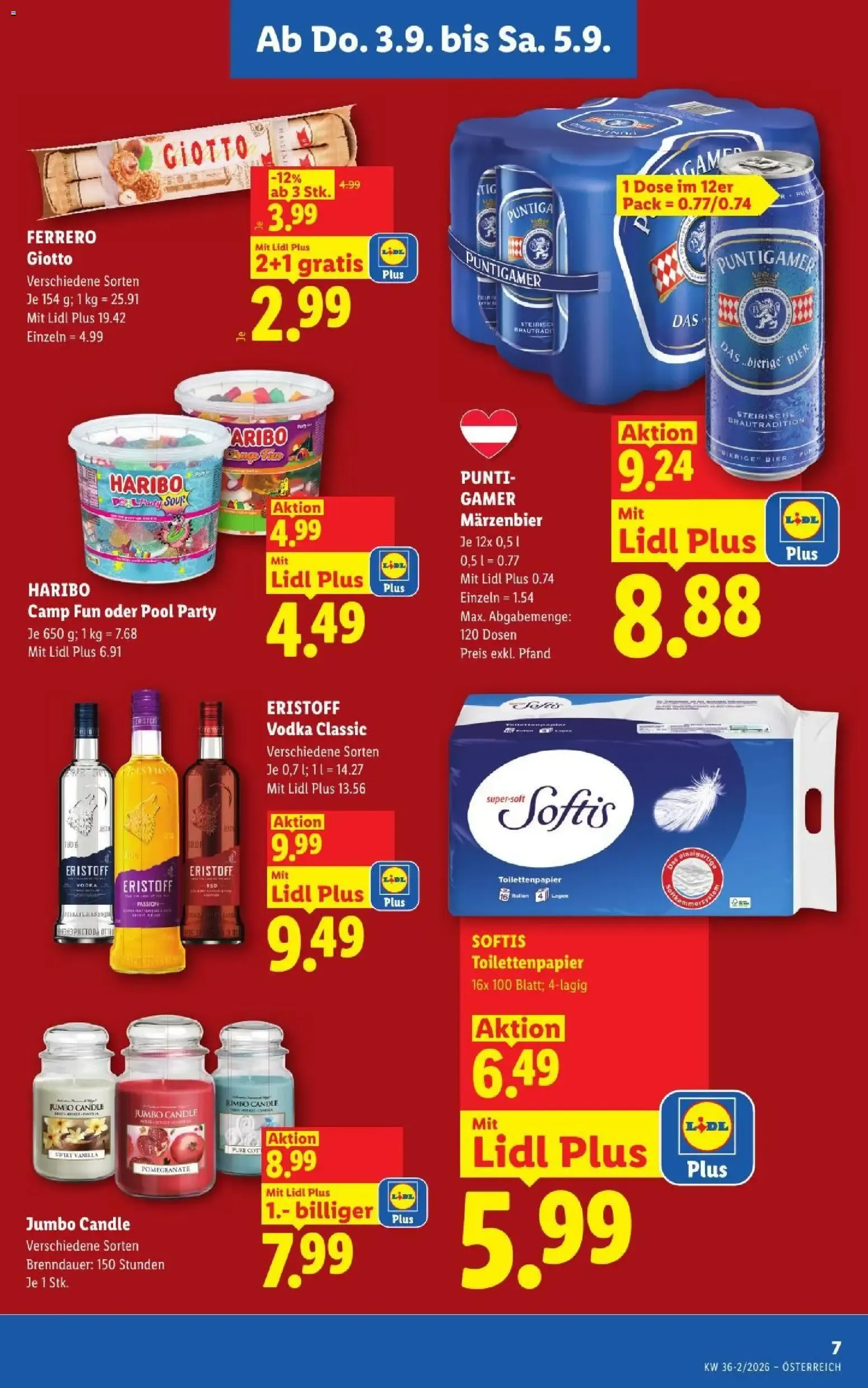 Lidl - Flugblatt ab 03.09.2026 - Angebote ab donnerstag von 3. September bis 5. September 2026 - Flugblätt seite  9