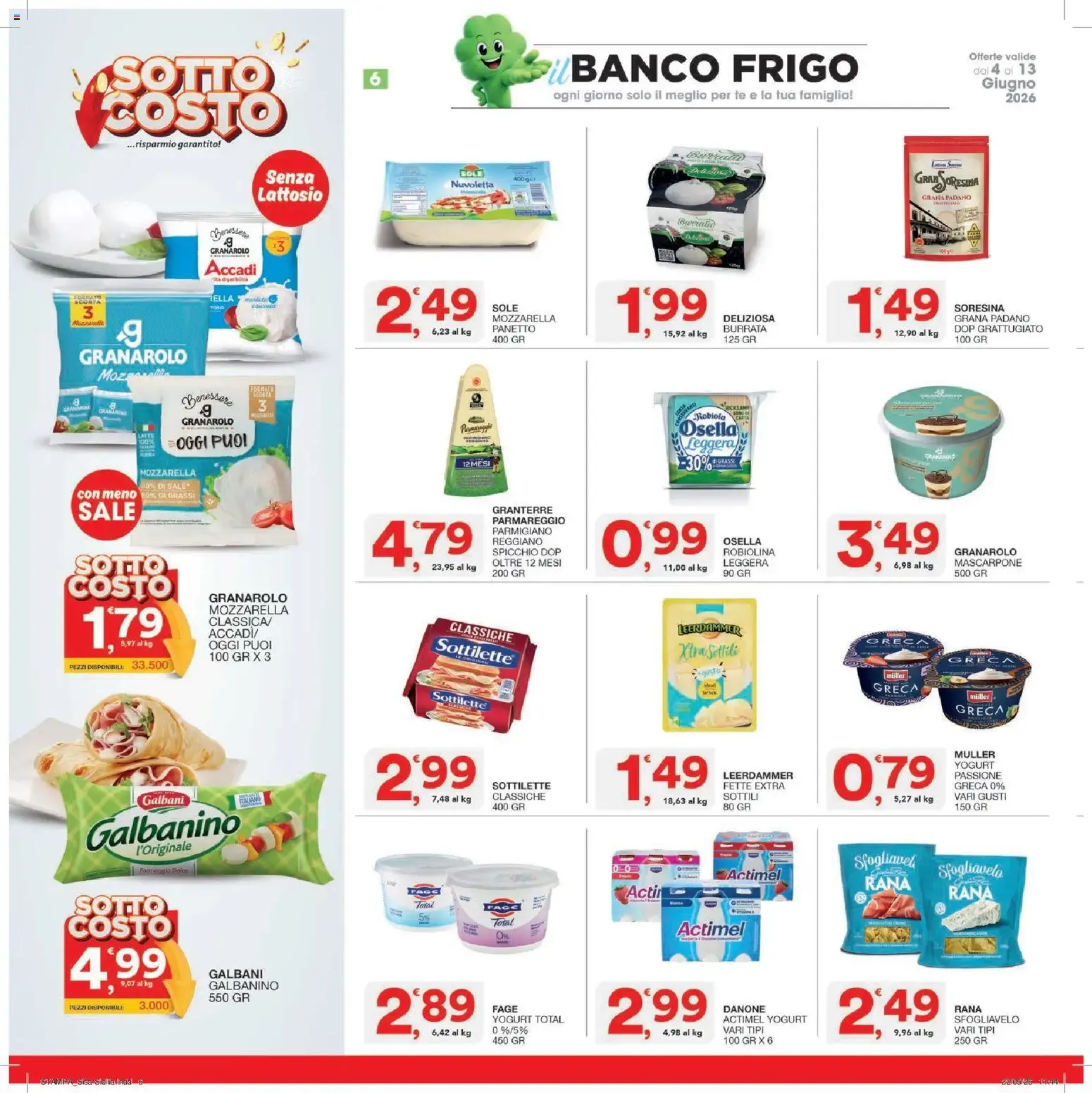 Nuovo SISA volantino dal 04/06/2026 > offerte anteprima 🛍️ da 4 giugno a 13 giugno di 2026 - Pagina del volantino 6