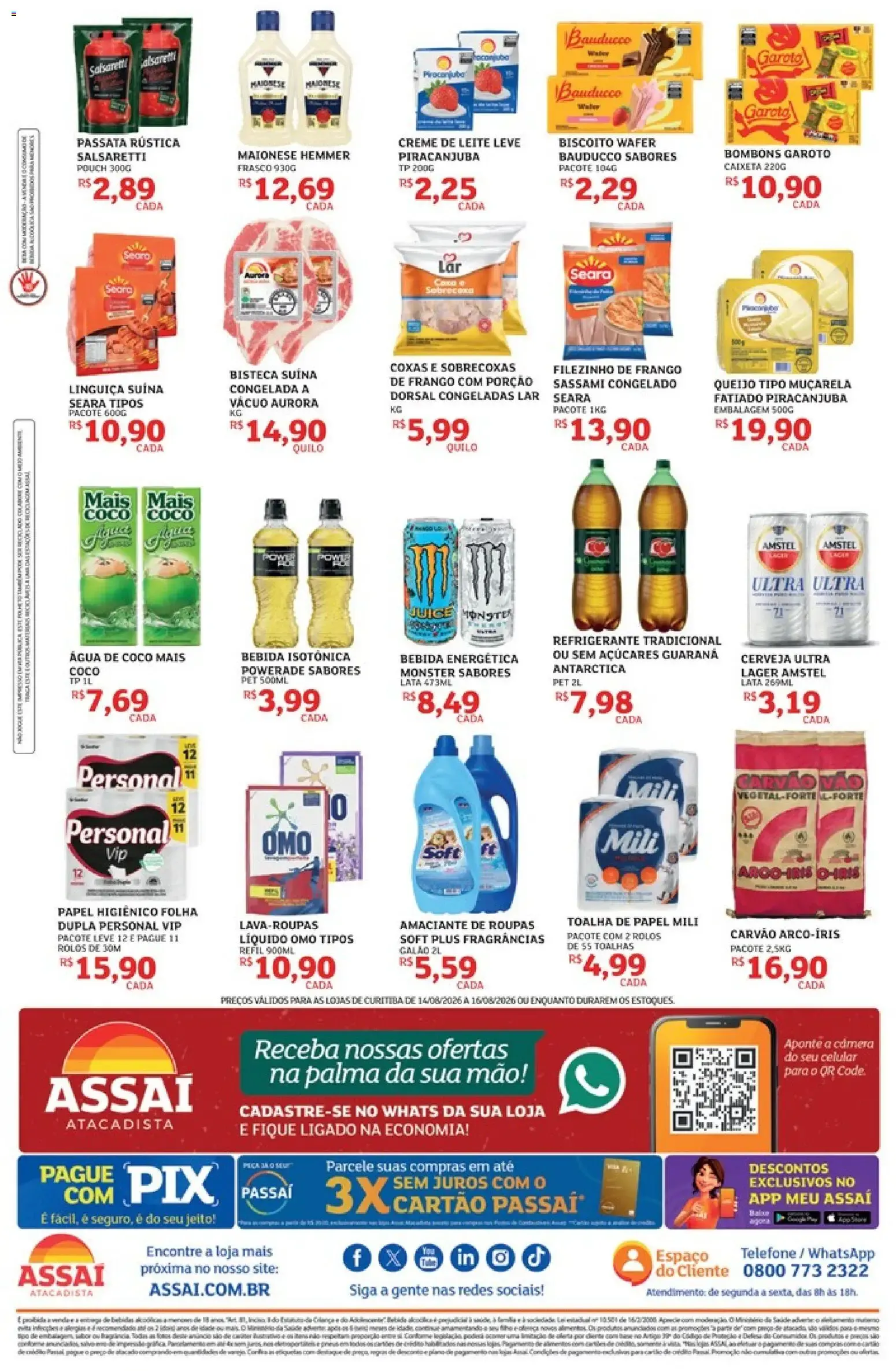 Encarte de Assaí Atacadista ofertas - PR de 14/08/2026 | Promoções Online 14 de agosto até 16 de agosto 2026 - Pagina 2