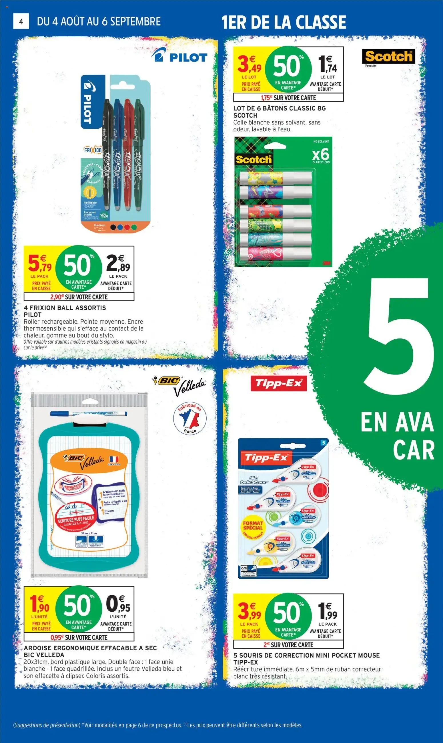 Intermarché vivement la fin des vacances à partir du 04/08/2026 - promo en ligne du 4 août au 6 septembre 2026 - Catalogue page 4