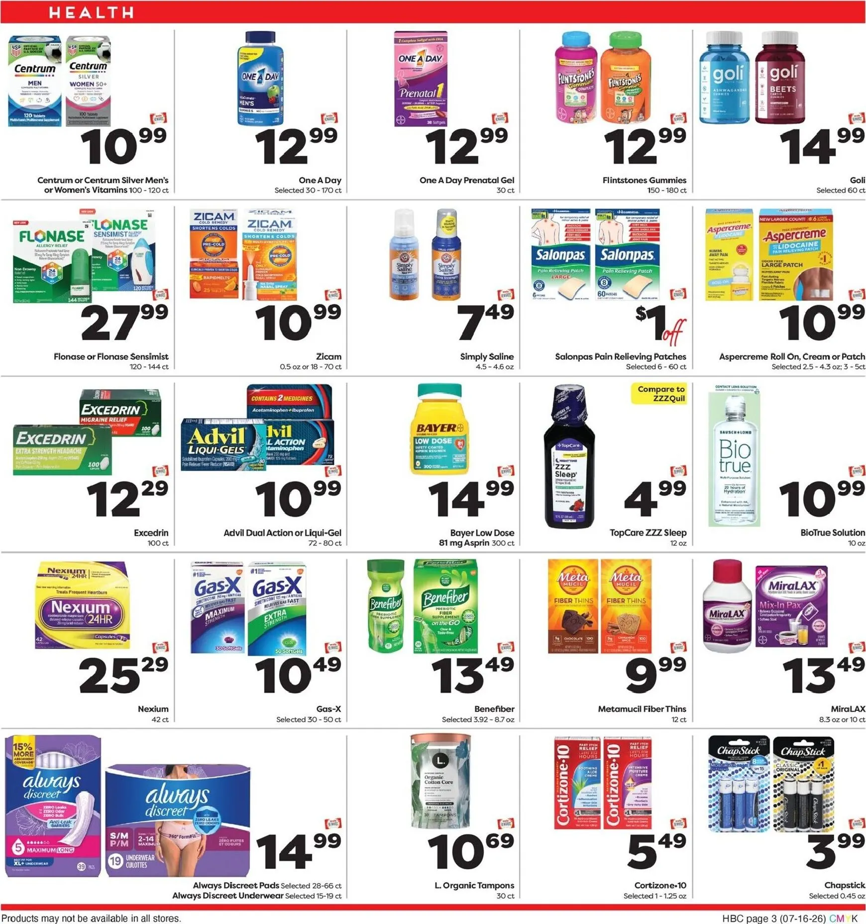 Weekly ad Current Weis Markets - Monthly Home leaflet valid from Thursday 07/16/2026 to Wednesday 08/12/2026 from July 16 to August 12 2026 - Page 3