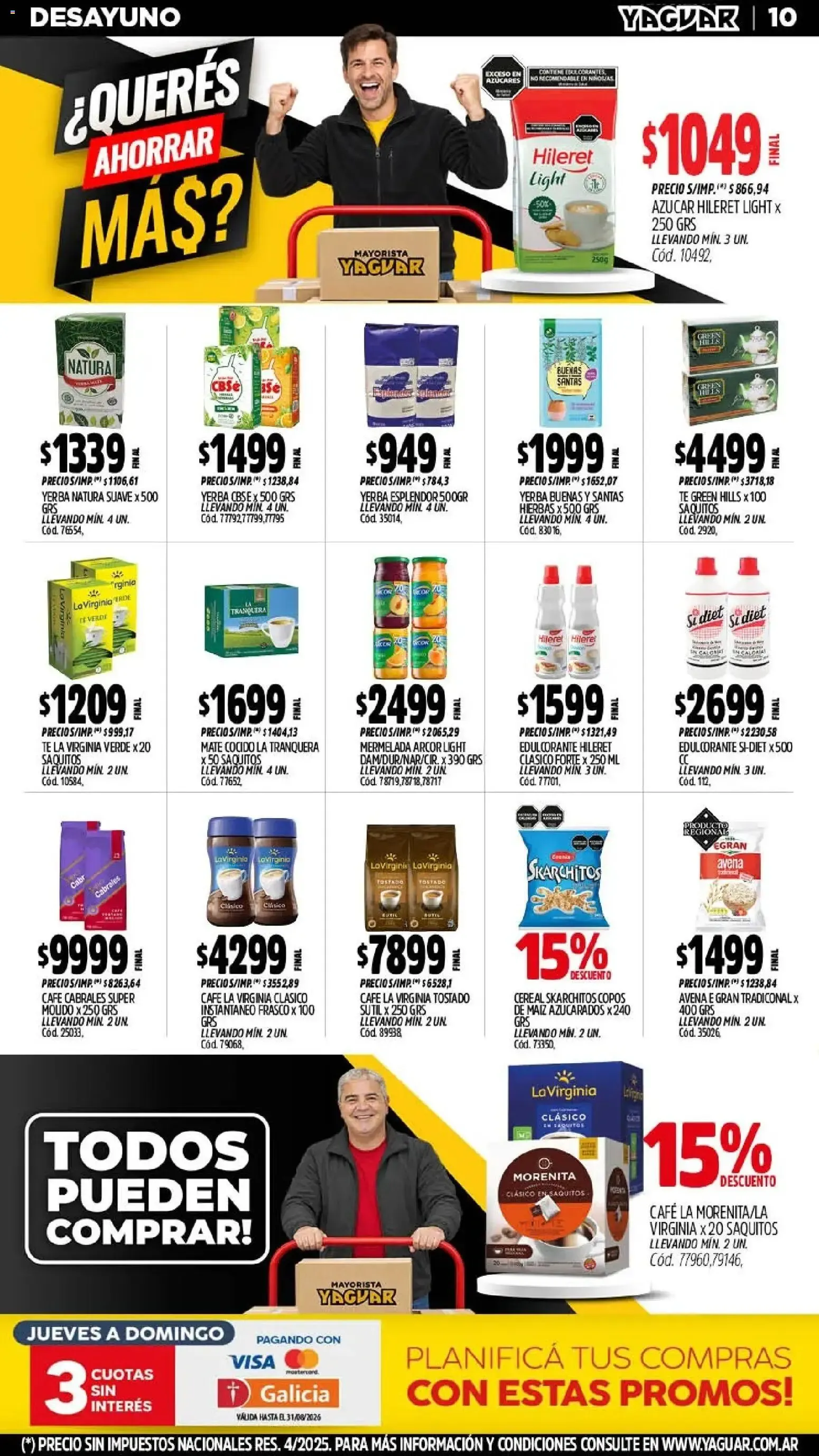 Ofertas de Yaguar - Oferta Semanal General Roca del 24/08/2026 - 29/08/2026 24 de agosto al 29 de agosto 2026 - Página 10 del catálogo