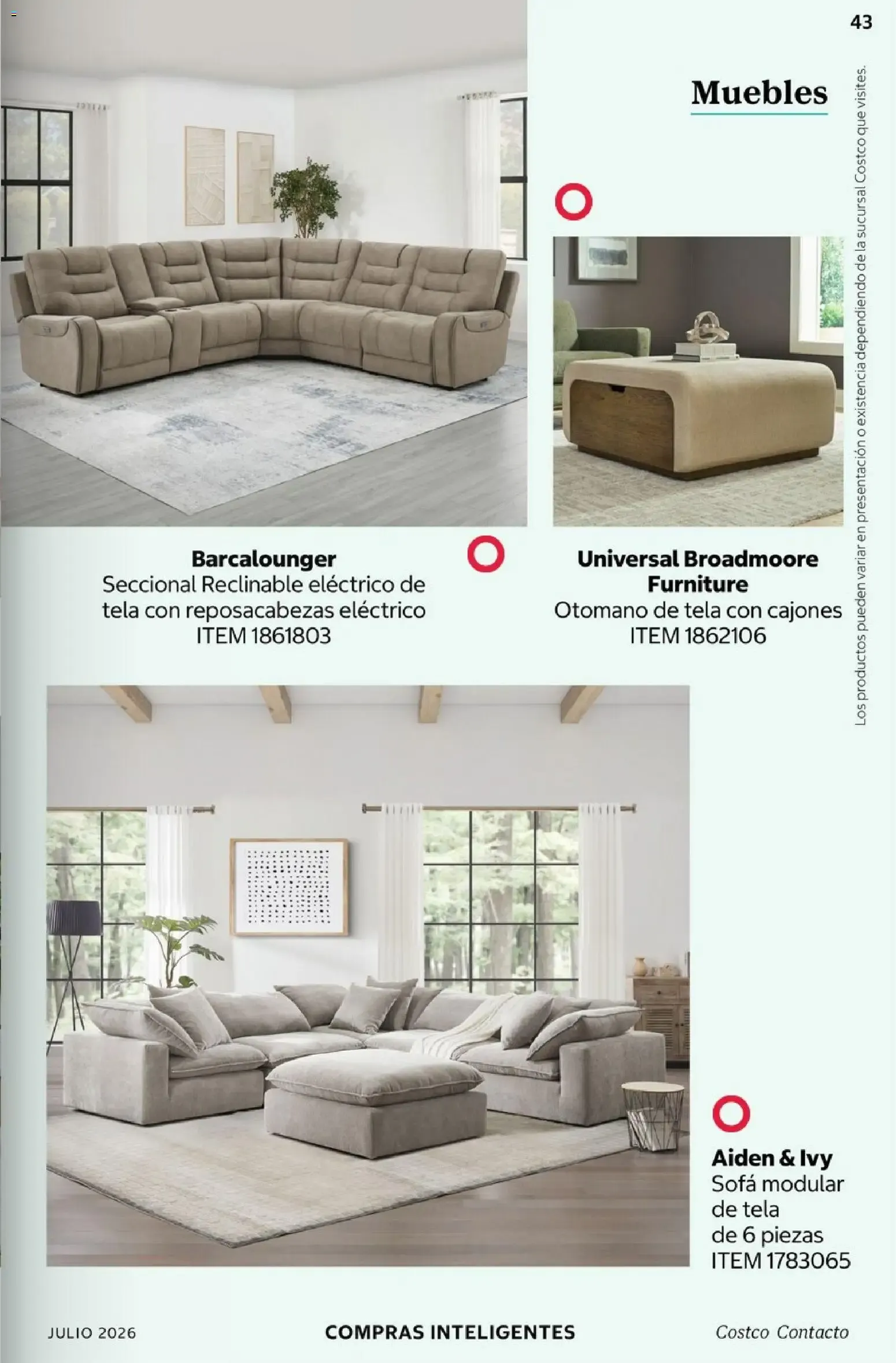 Catálogo de Revista digital Contacto Costco: 50 años 1 de julio al 31 de julio 2026 - Pagina 43