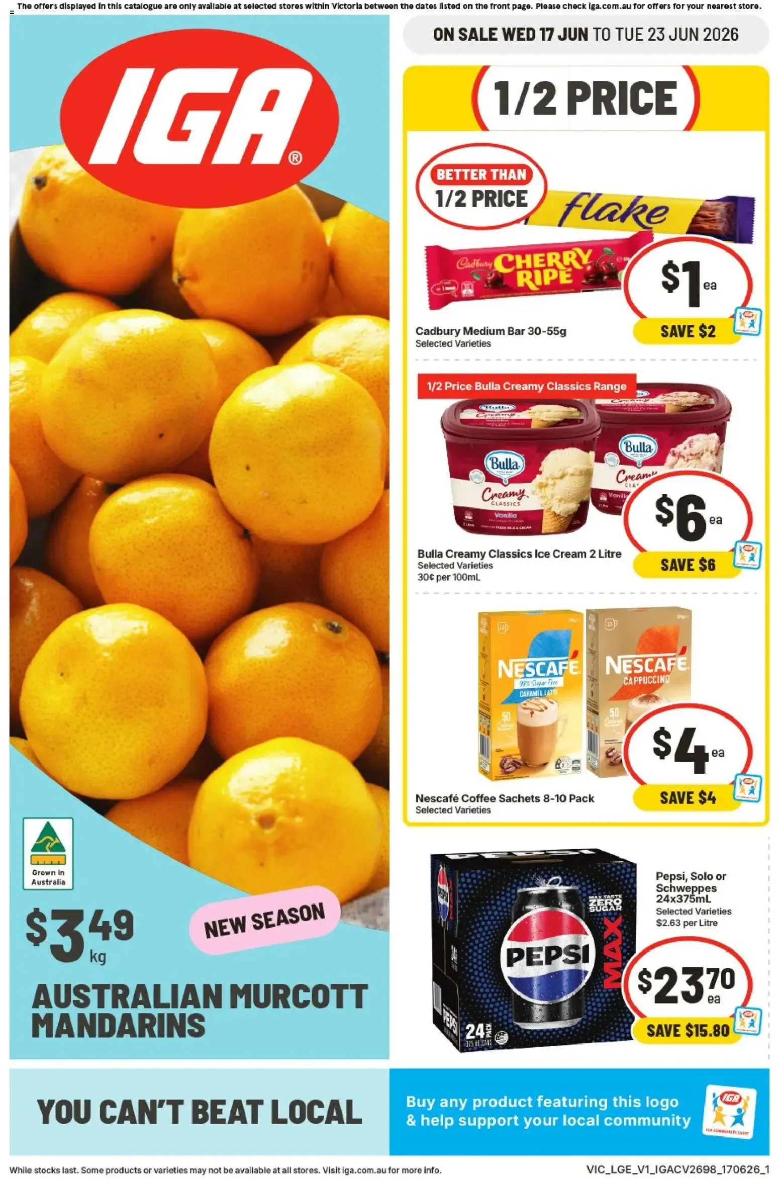 IGA catalogue valid from 17/06/2026 > Online Australia - Catalogue valid from 17 June to 23 June 2026 - page 1
