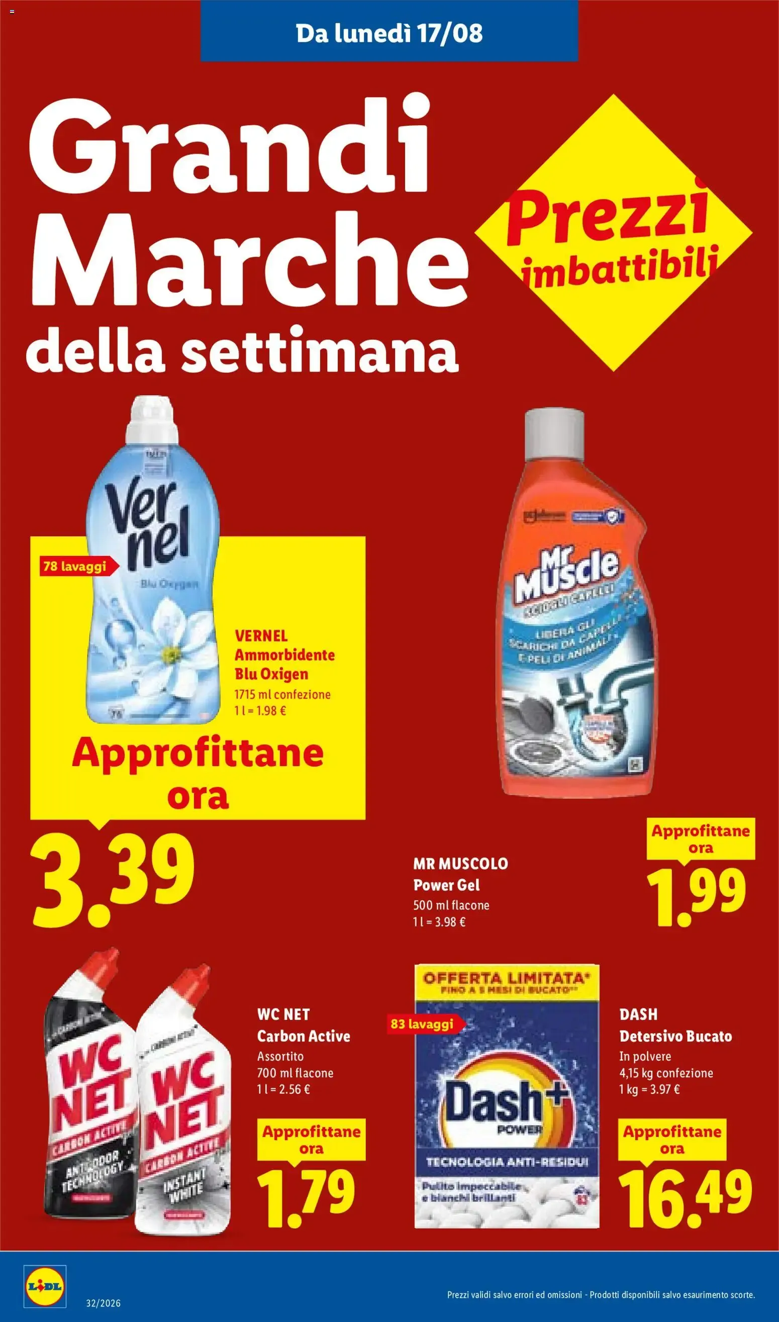 LIDL Ferragosto fino al -50% da 13 agosto a 19 agosto di 2026 - Pagina del volantino 40