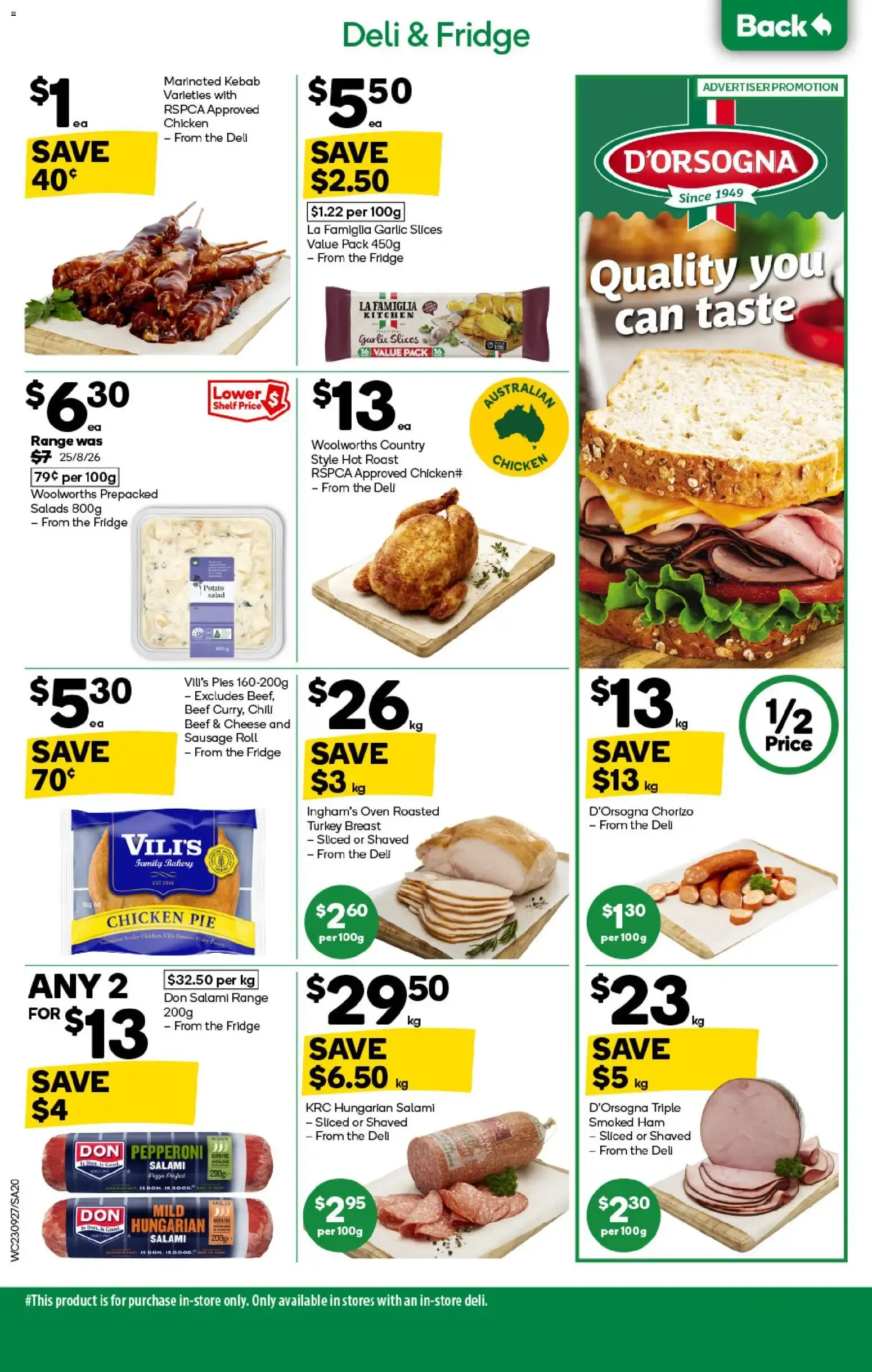 FOOTY FAVES - Catalogue valid from 23 September to 29 September 2026 - page 22