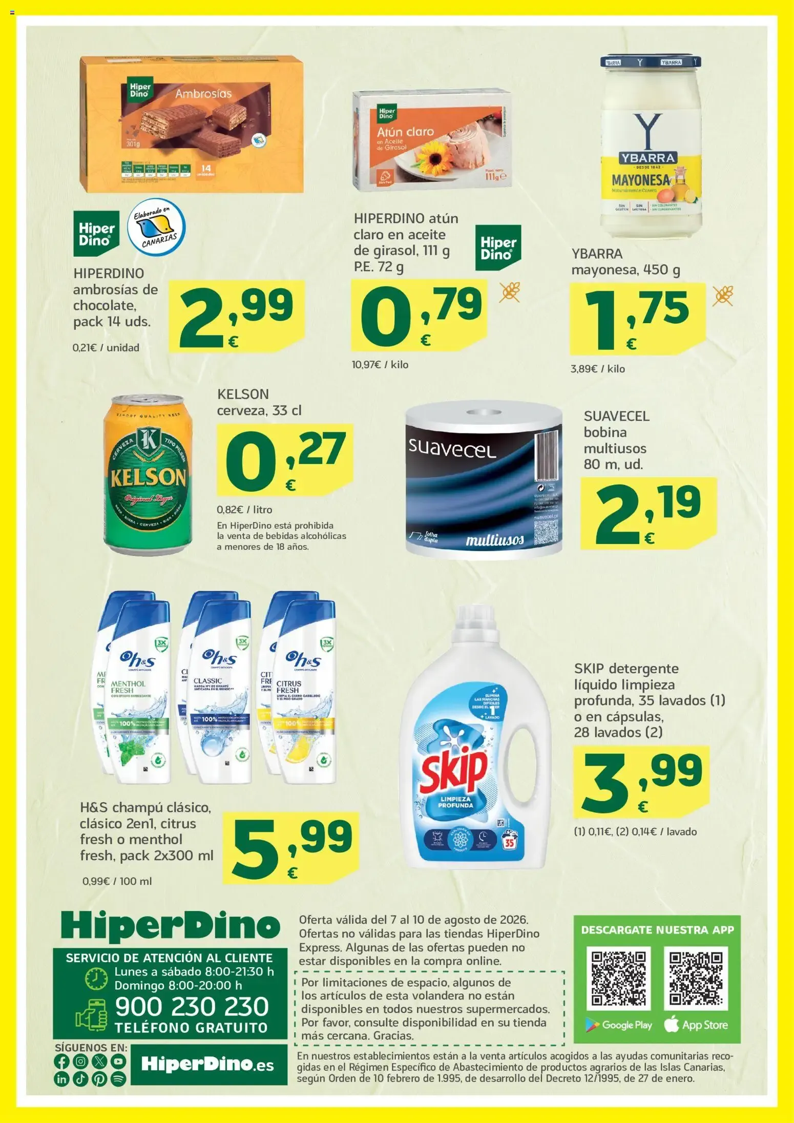 Catálogo de HiperDino OFERTAS QUE VUELAN 7 de agosto al 10 de agosto 2026 - Página 2