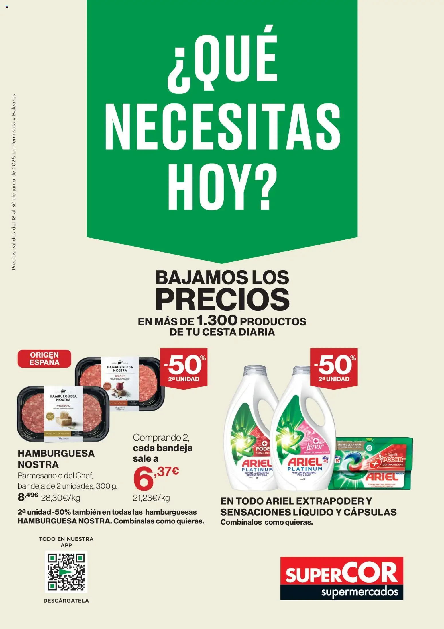 Catálogo de Supercor folleto 18/06/2026 - 30/06/2026 18 de junio al 30 de junio 2026 - Página 1