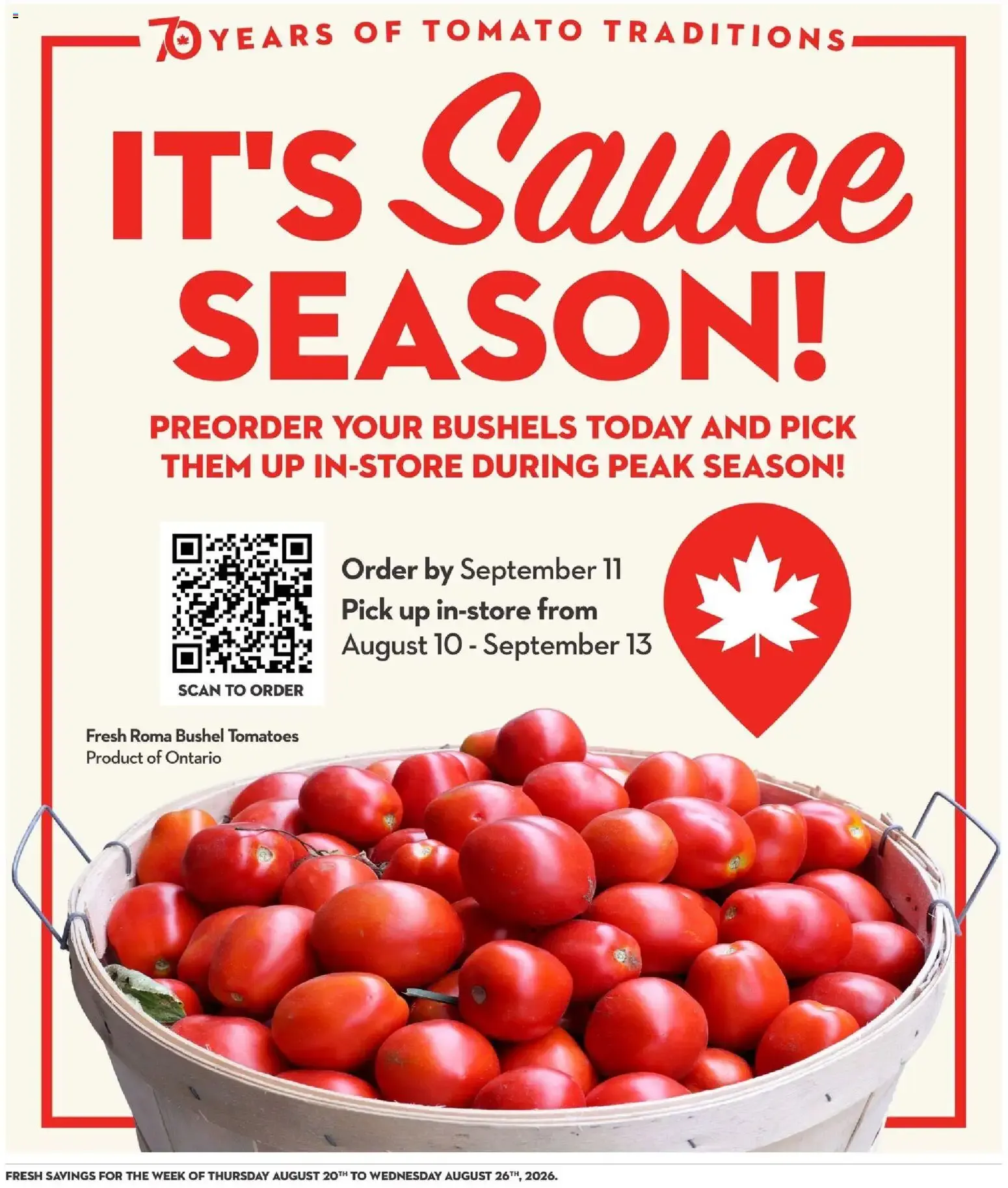 Longo's weekly flyer / circulaire from Aug 20, 2026 > weekly specials & deals from August 20 to August 26 2026 - flyer page 8