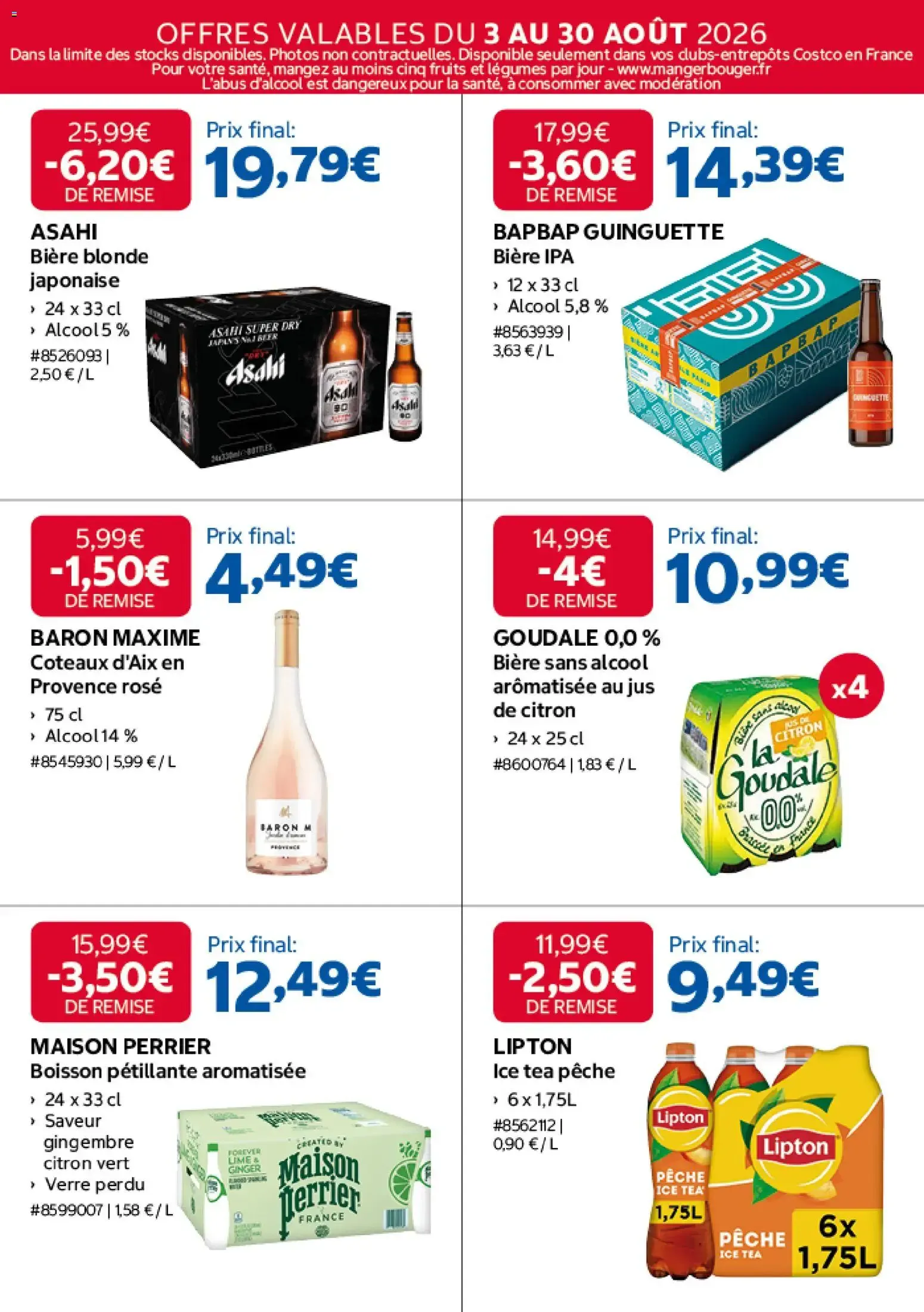 Costco catalogue à partir du 03/08/2026 - promo en ligne du 3 août au 30 août 2026 - Catalogue page 12