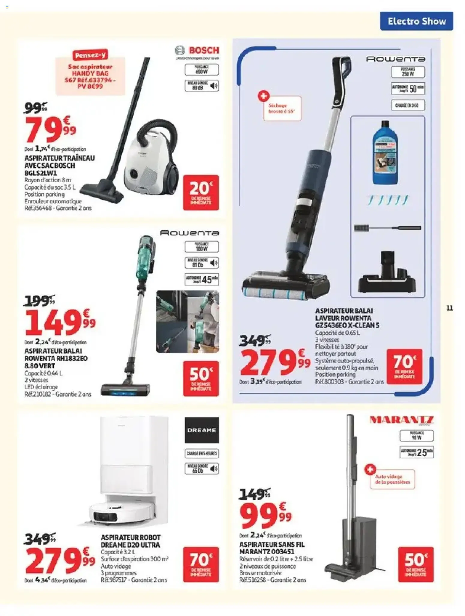 Auchan Electroshow à partir du 01/09/2026 - promo en ligne du 1 septembre au 13 septembre 2026 - Catalogue page 11