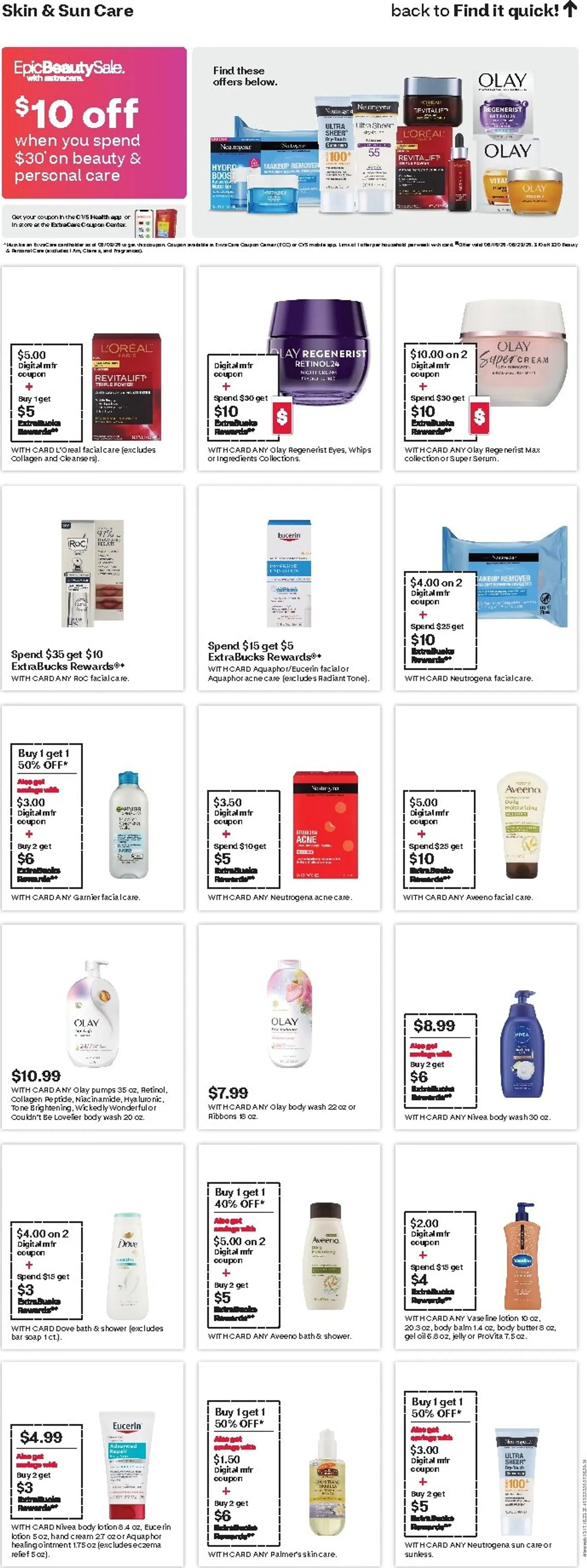 Weekly promotion Epic Beauty Sale with Extracare spanning from August 16 to August 22 2026 - Page 12 for Catalogue 365