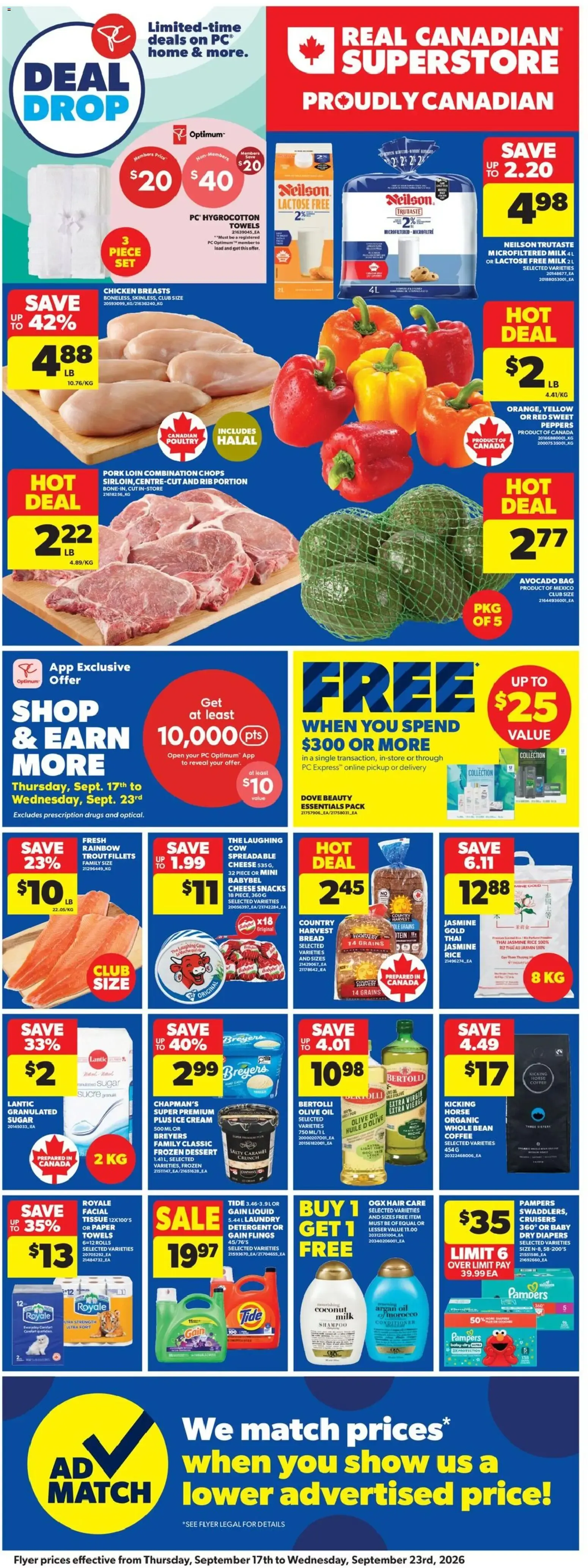 Real Canadian Superstore weekly flyer / circulaire from Sep 17, 2026 > weekly specials & deals from September 17 to September 23 2026 - flyer page 3