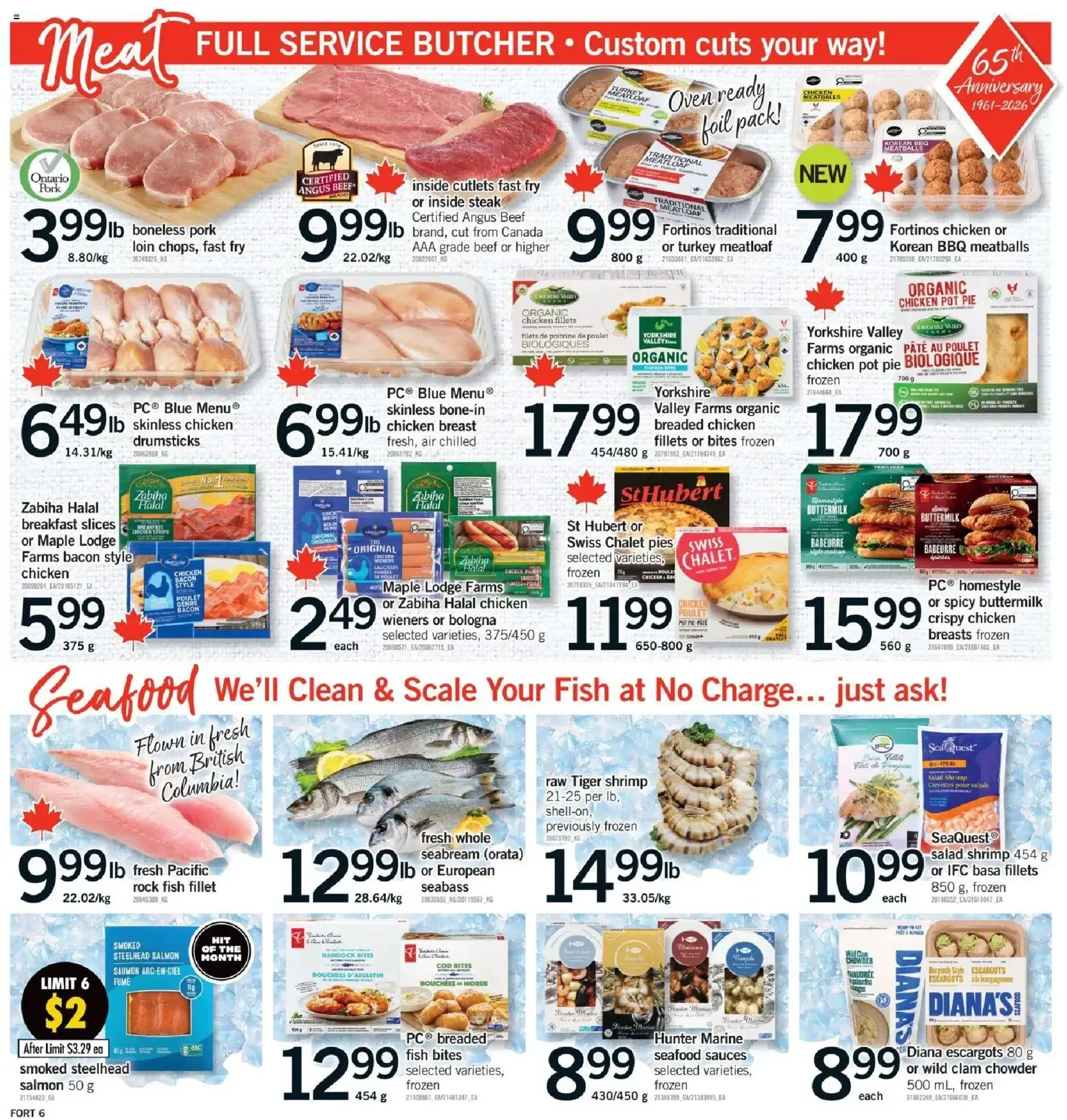 Fortinos 65th Anniversary Flyer from October 15 to October 21 2026 - flyer page 7