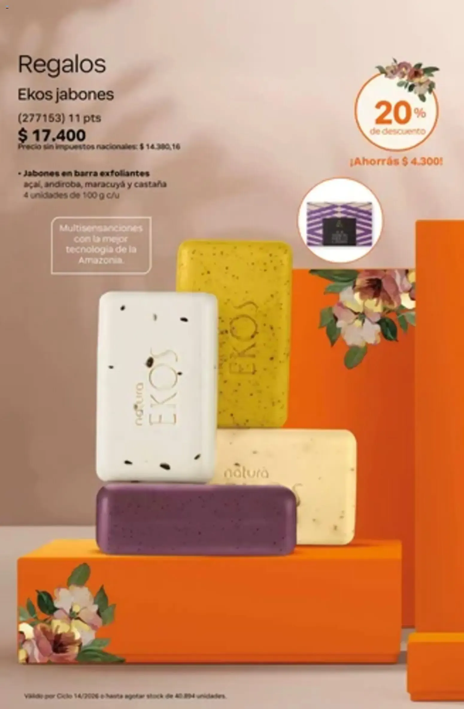 Ofertas de Revista Interactiva Natura Ciclo 14/2026 - Nueva Línea Tododia Cabellos Liso+Liso Frambuesa y Jojoba 1 de octubre al 21 de octubre 2026 - Página 19 del catálogo